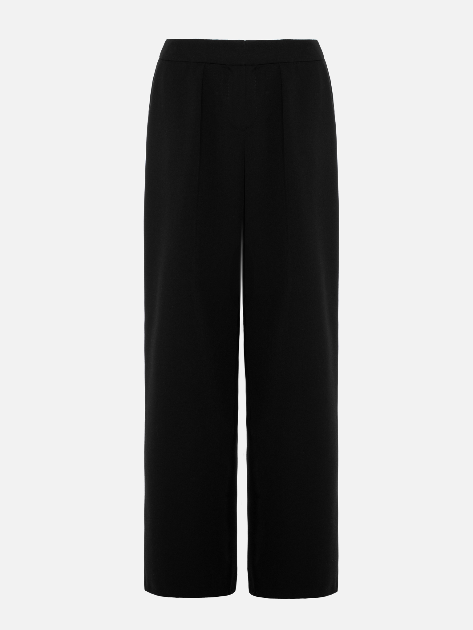 Hose mit Bundfalten aus Anzugstoff