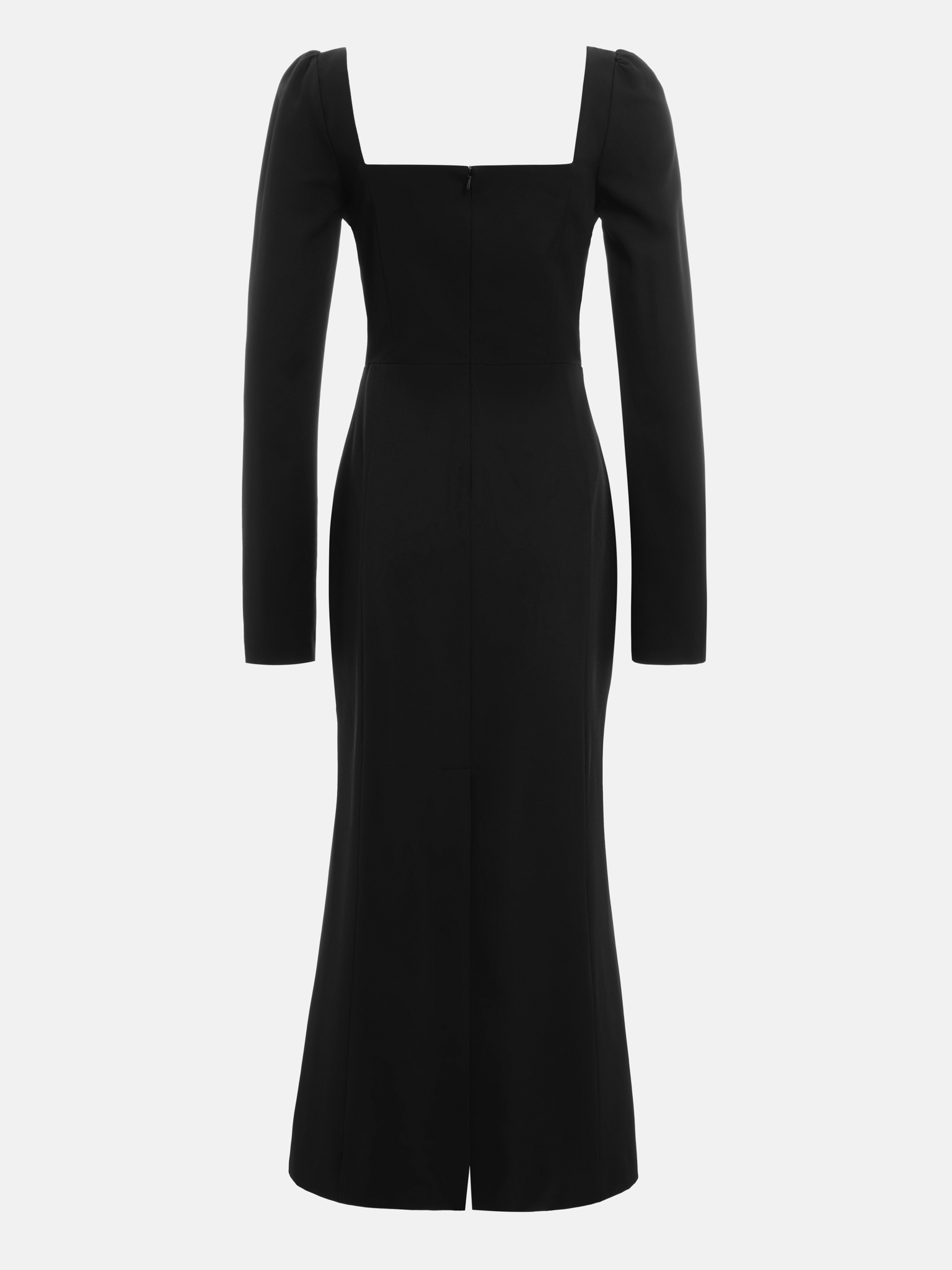 Midi dress with bright lace on the bodice