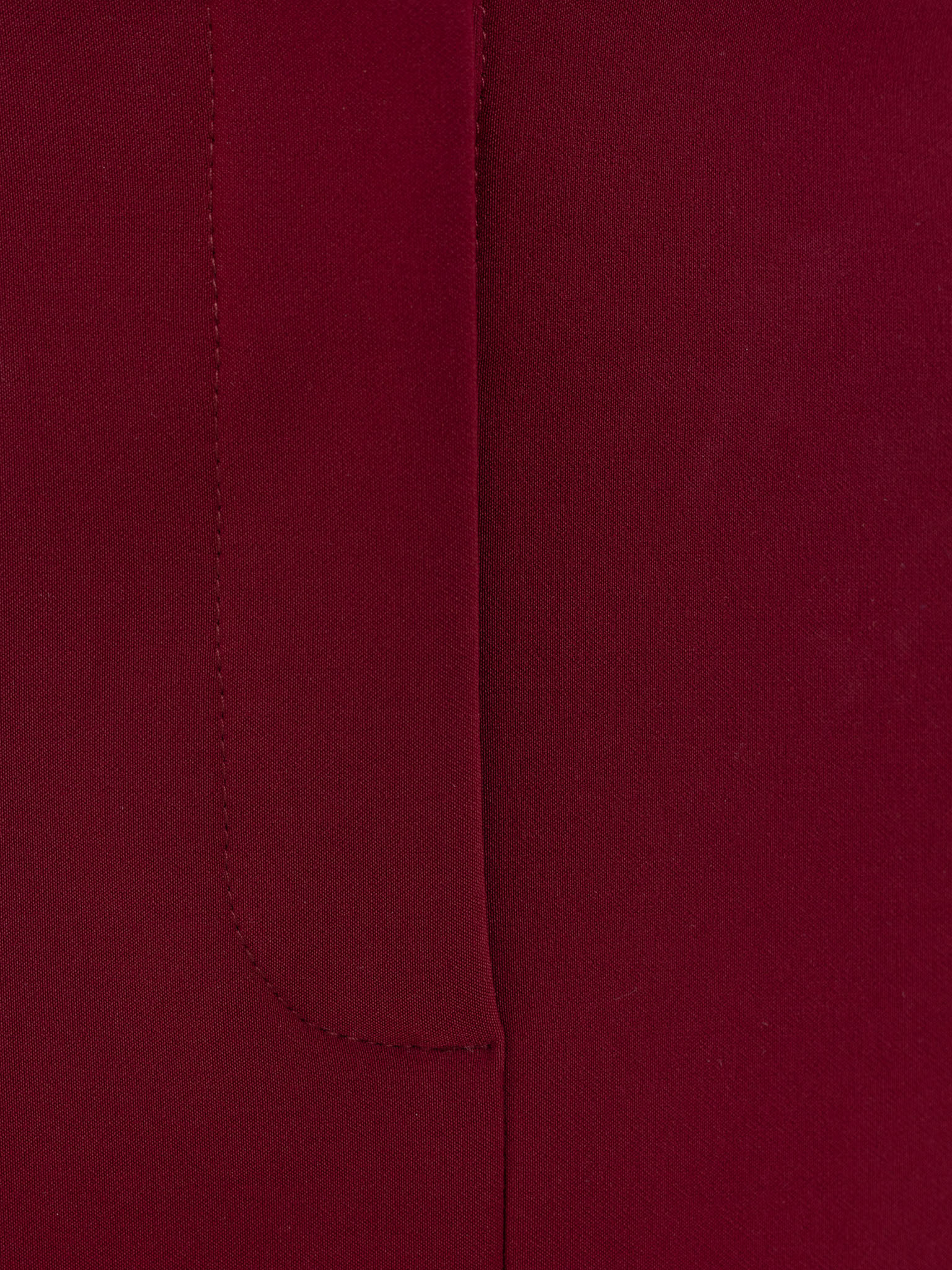 Maxi skirt with a front slit from suiting fabric