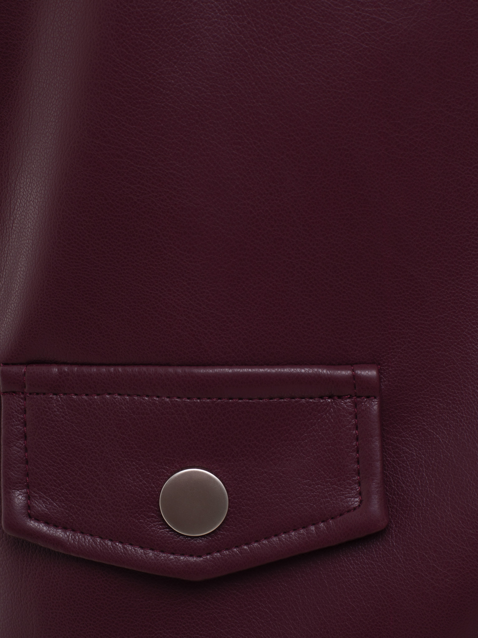 Oversize jacket from eco-leather