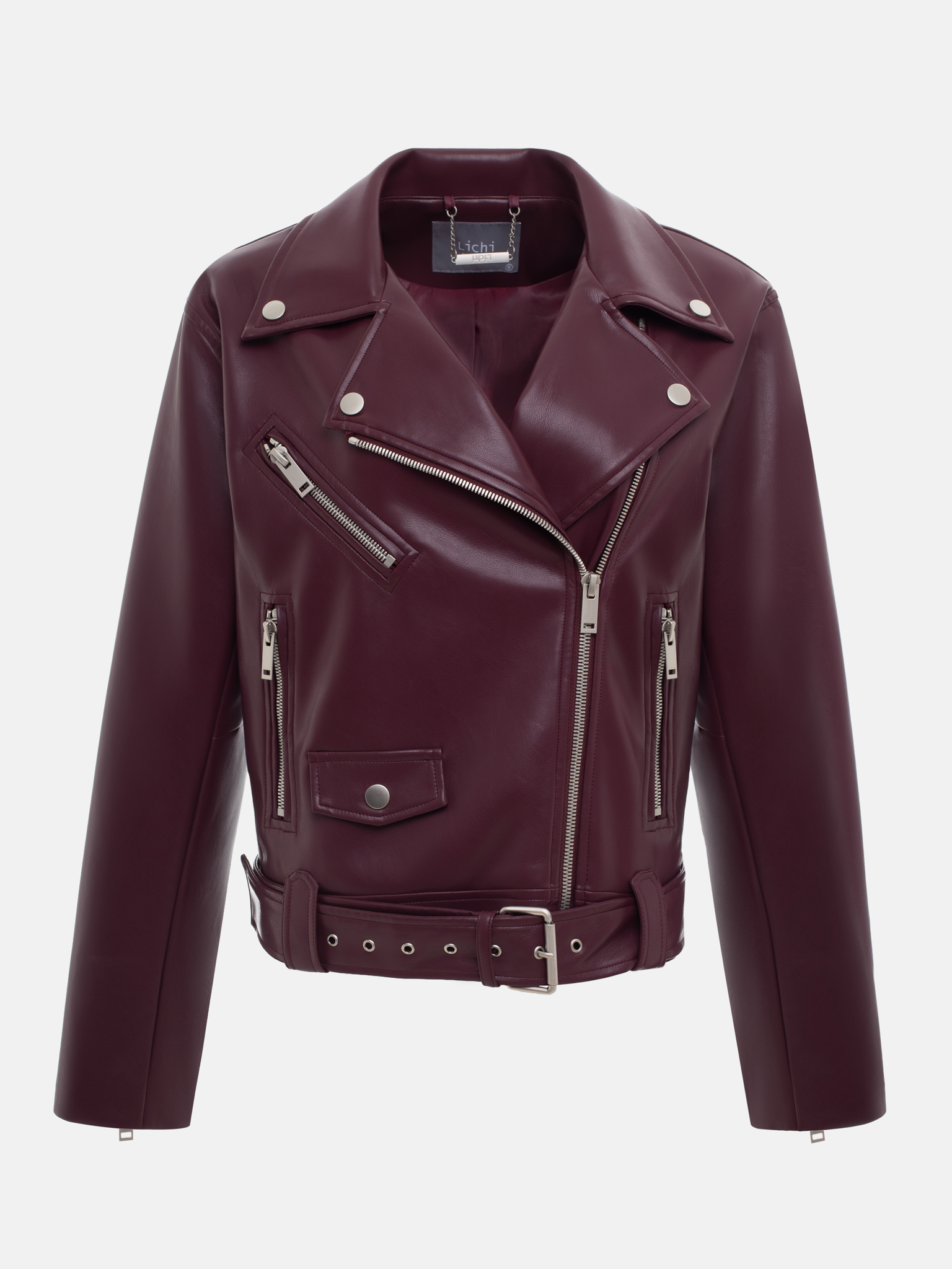 Oversize jacket from eco-leather