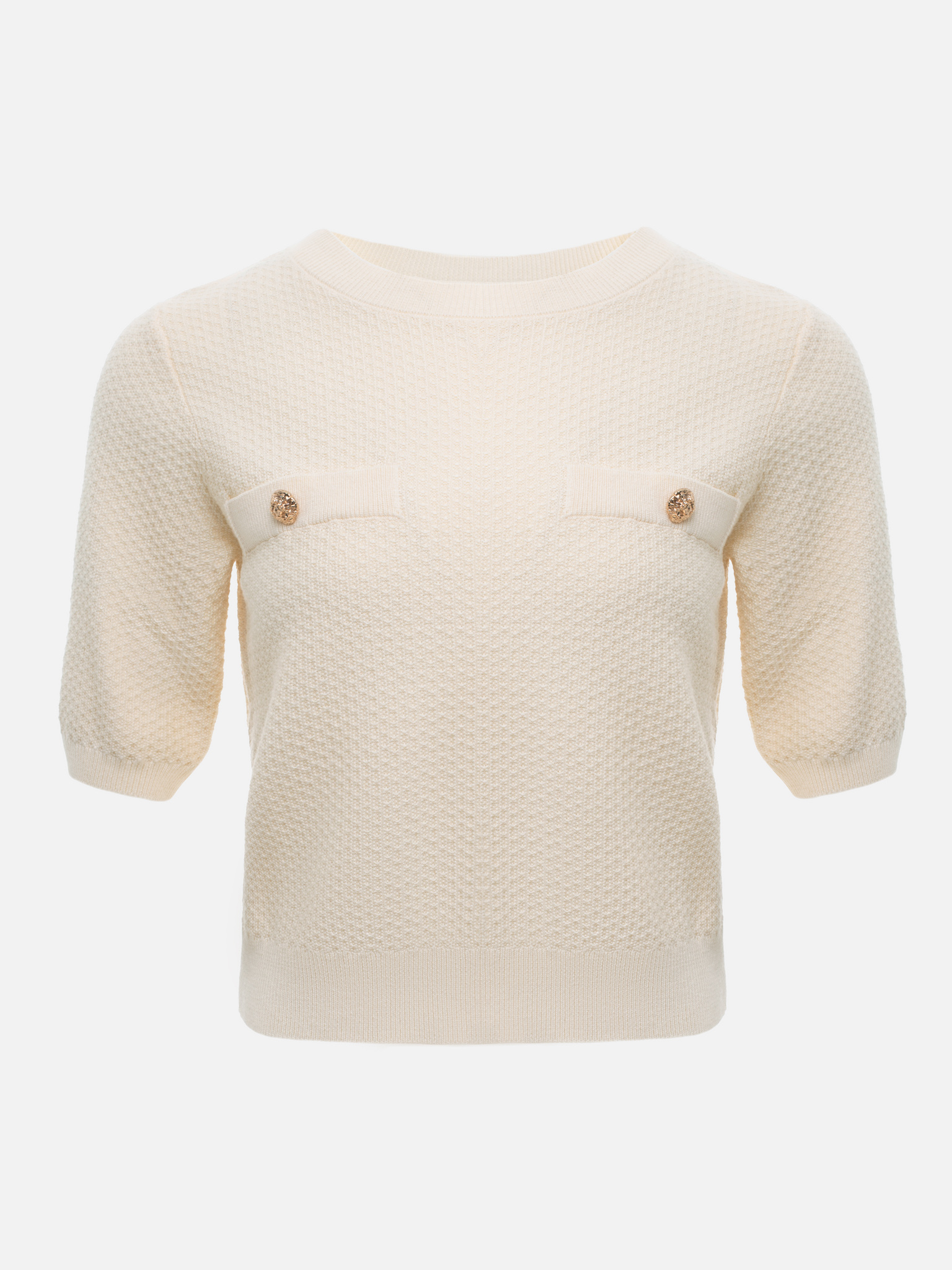 Jersey top with chest pockets