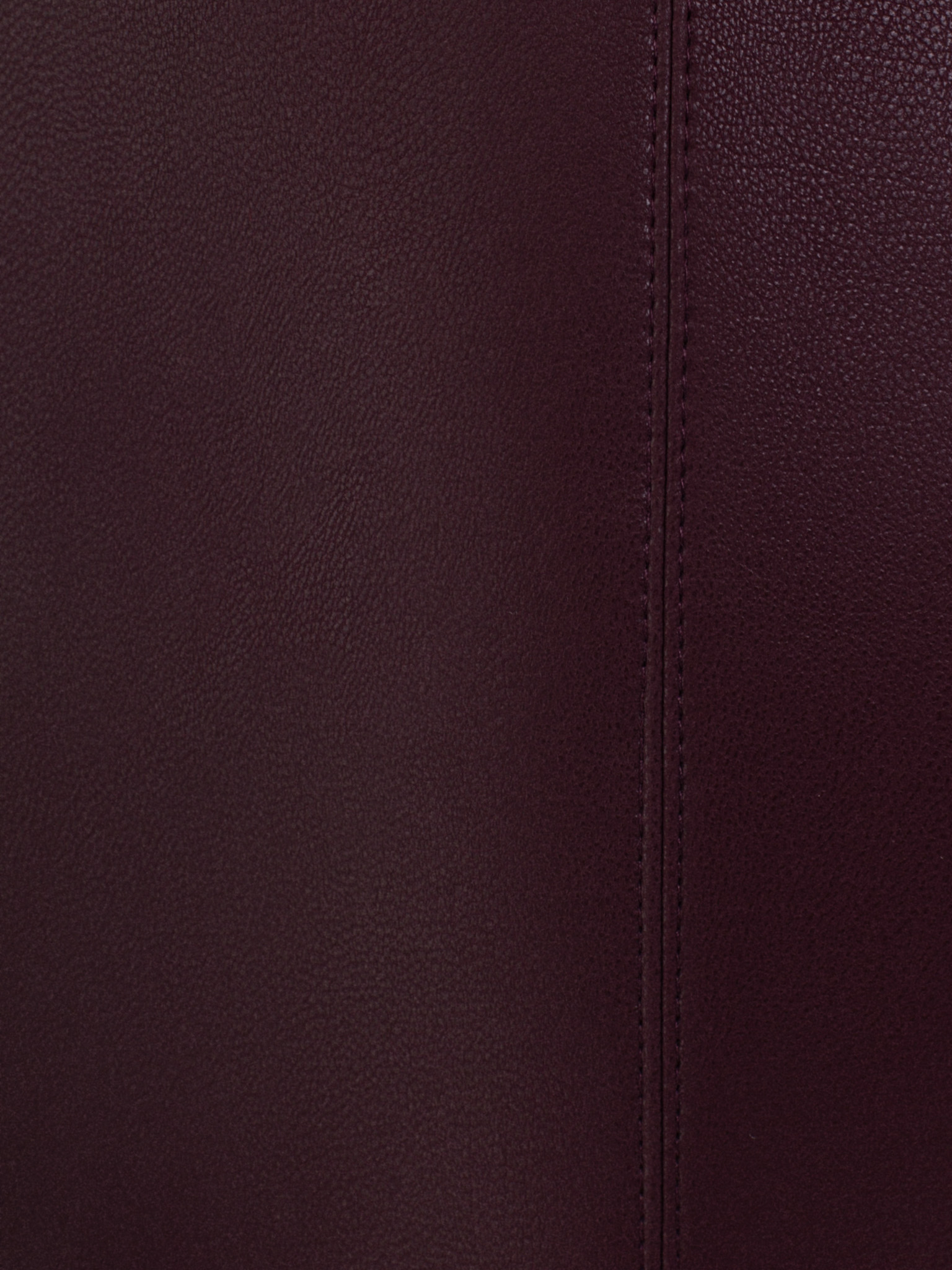 Pencil midi skirt in eco-leather