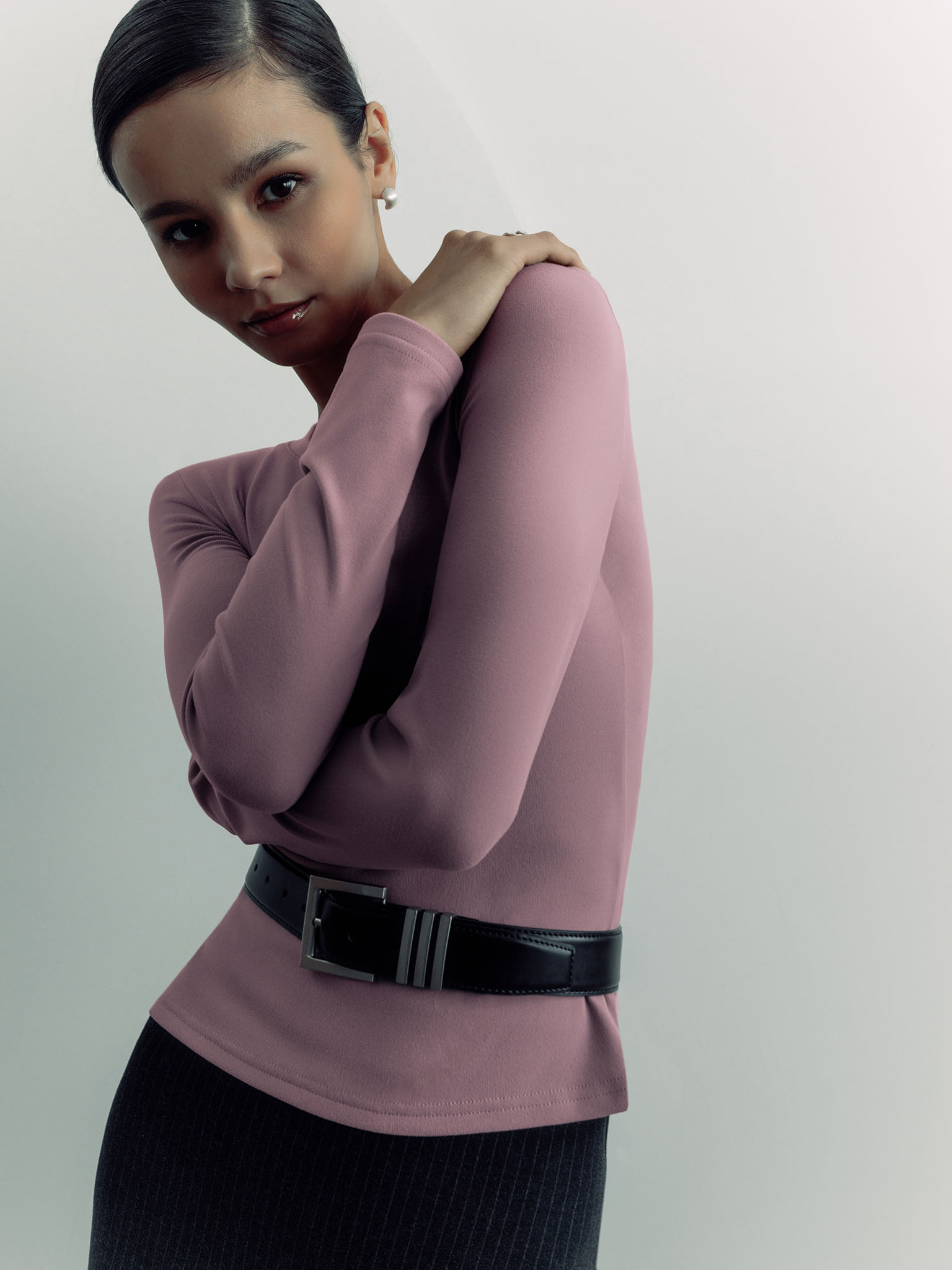 Monochrome fitted longsleeves