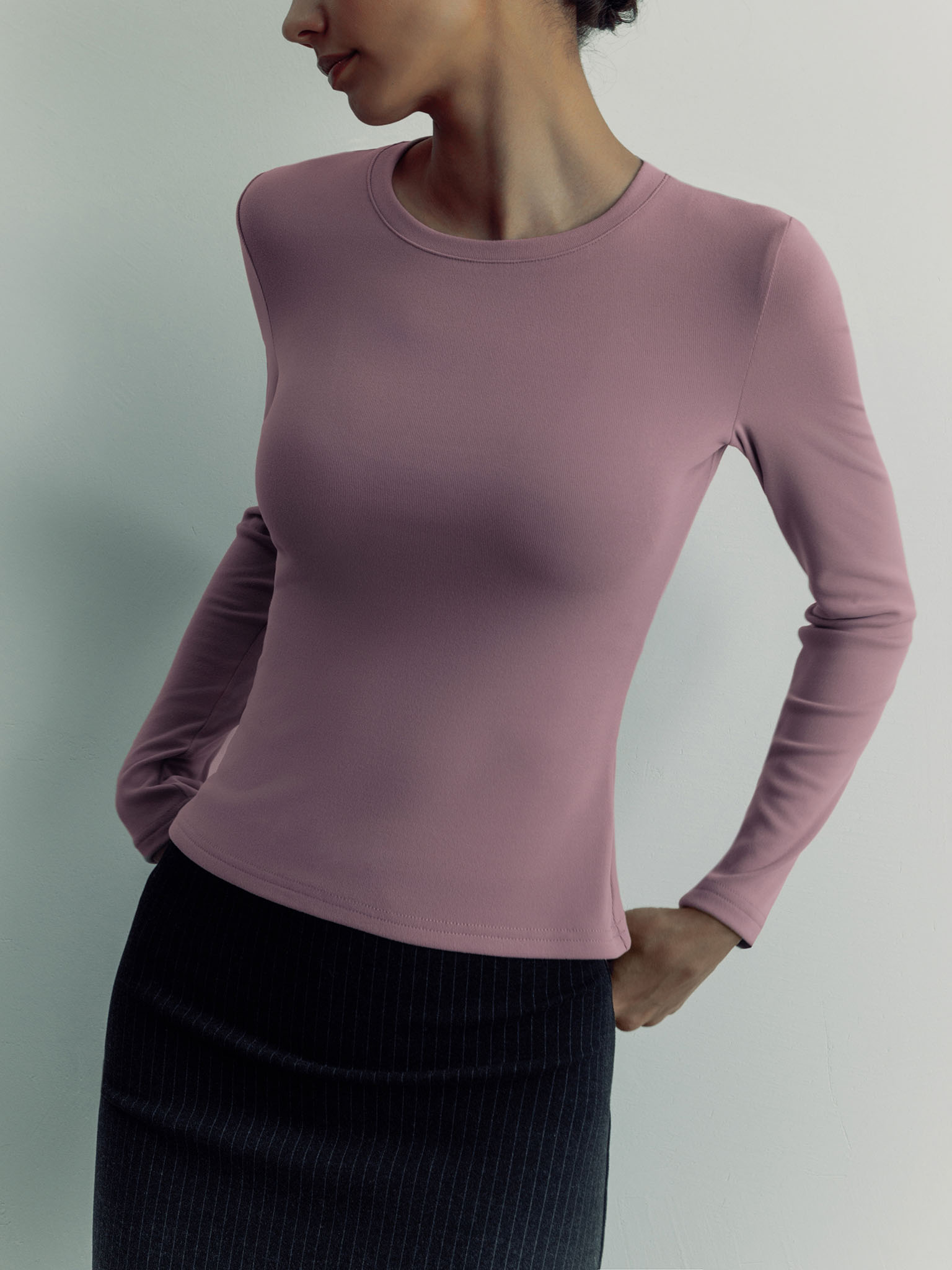 Monochrome fitted longsleeves