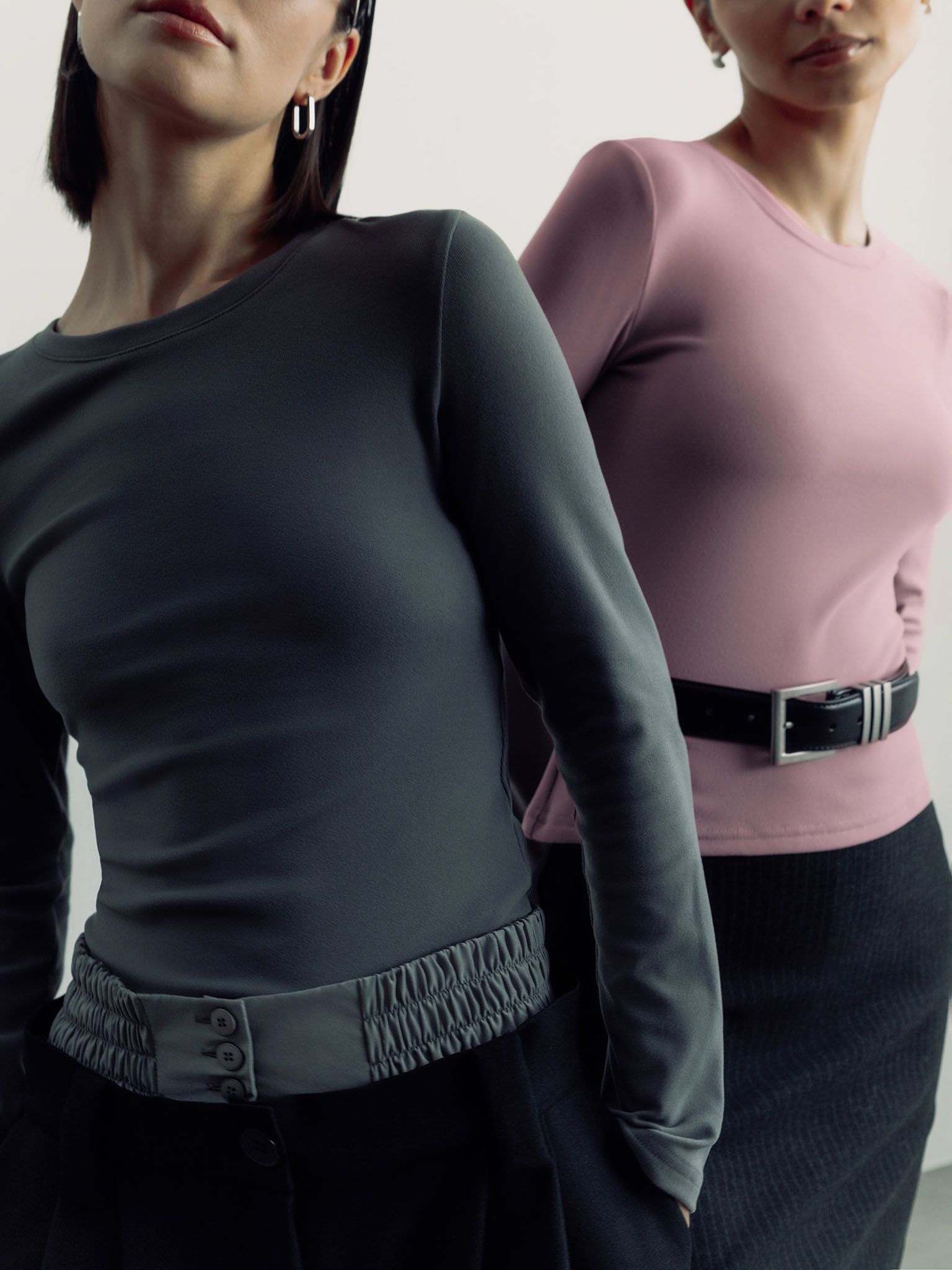 Monochrome fitted longsleeves