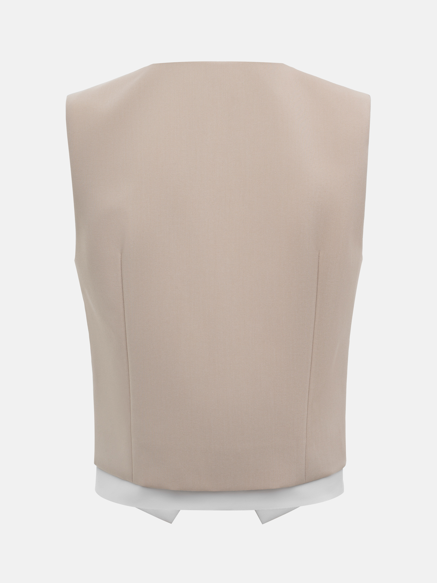 Suiting waistcoat with contrasting insertion