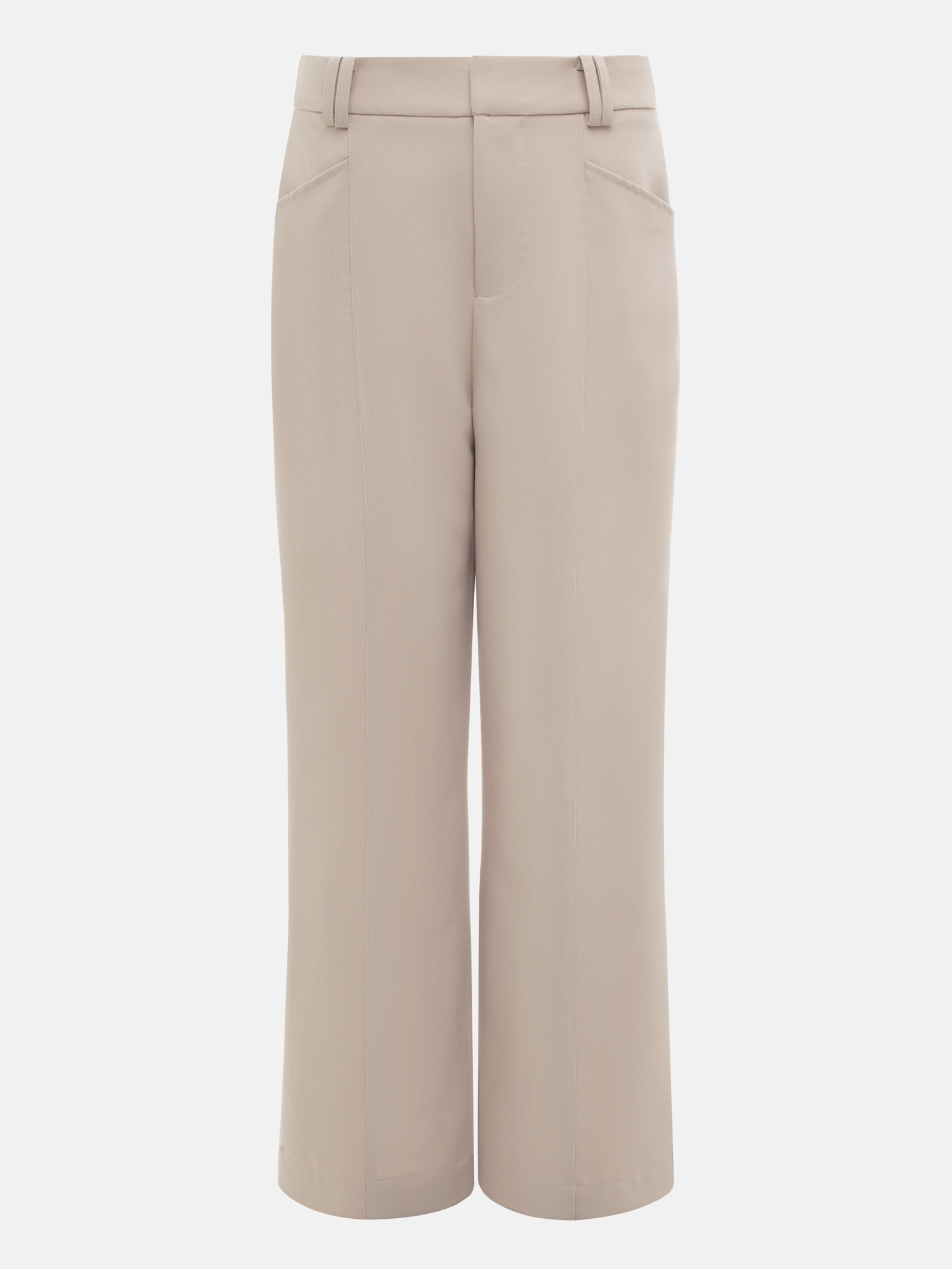 Straight fit monochrome trousers