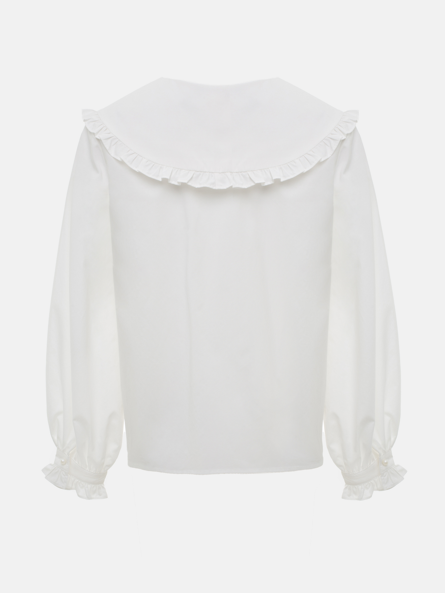 Рубашка с акцентным воротником