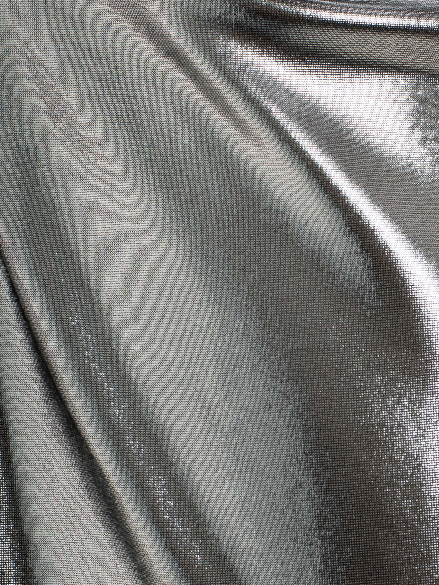 Mini dress in smooth fabric with small gathers