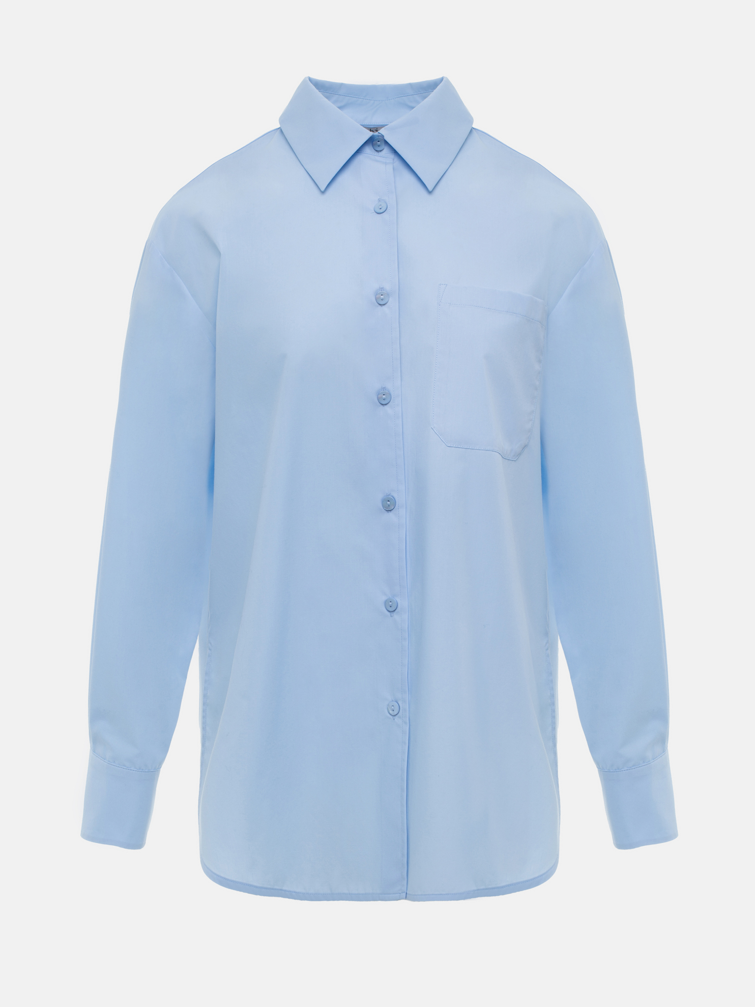 Свободная рубашка с вырезами по бокам