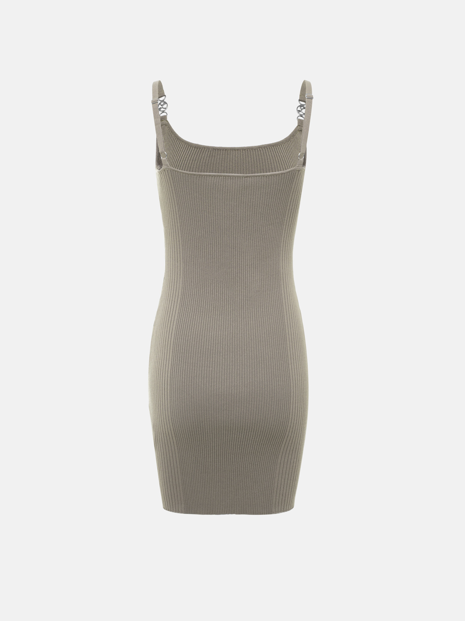 Jersey mini dress with strap decor