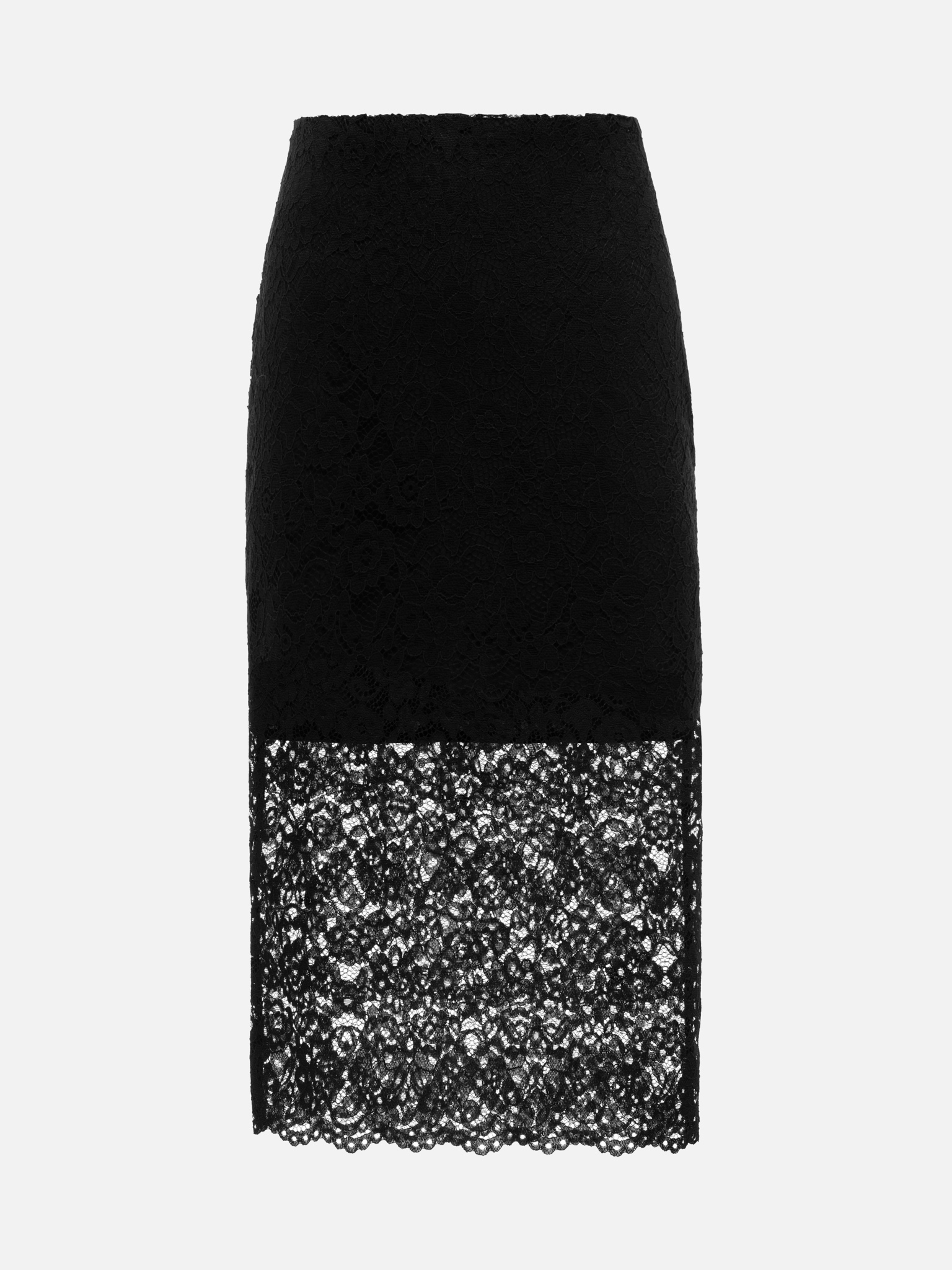 Lace midi skirt
