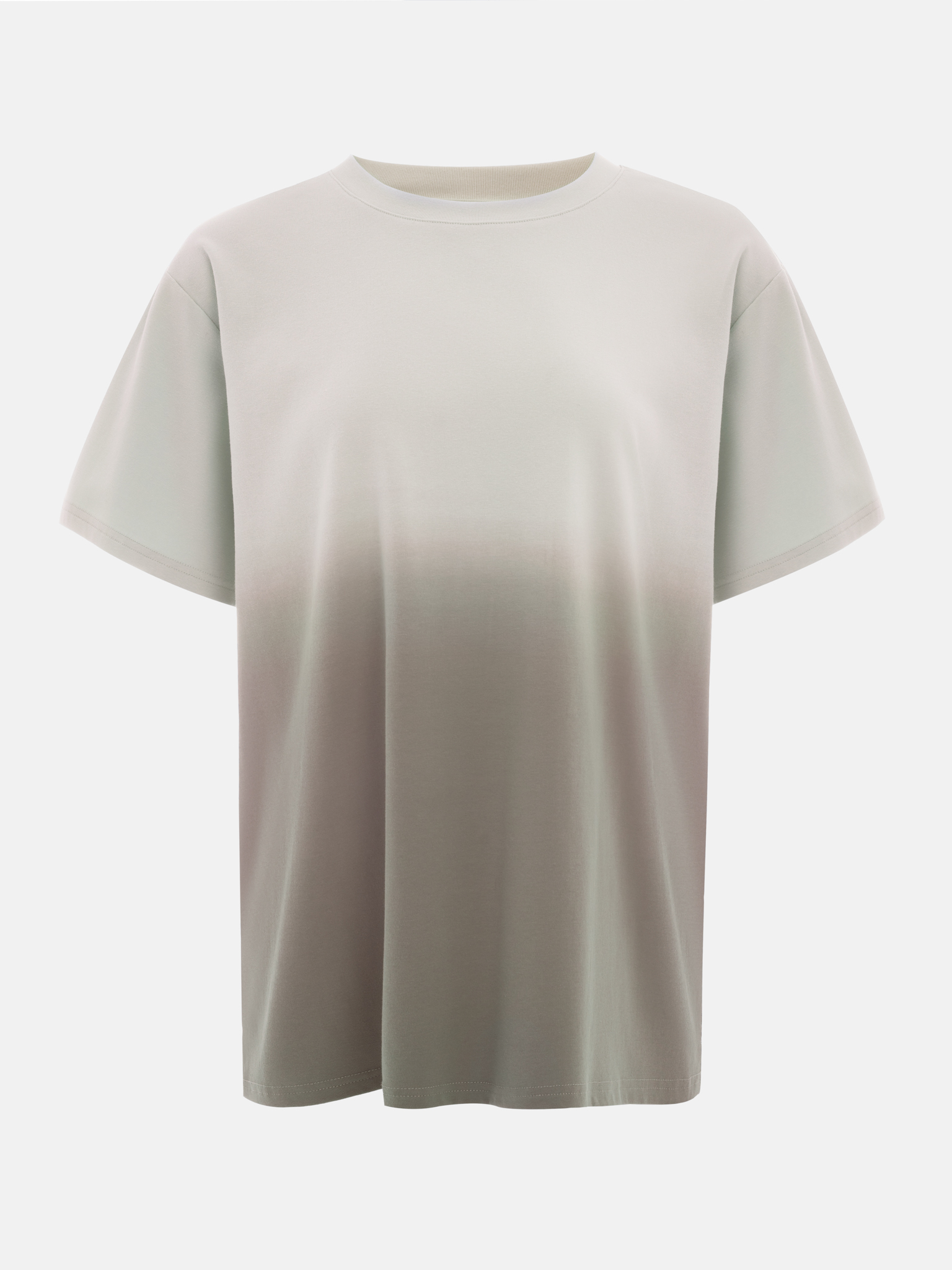 Loose T-shirt with gradient