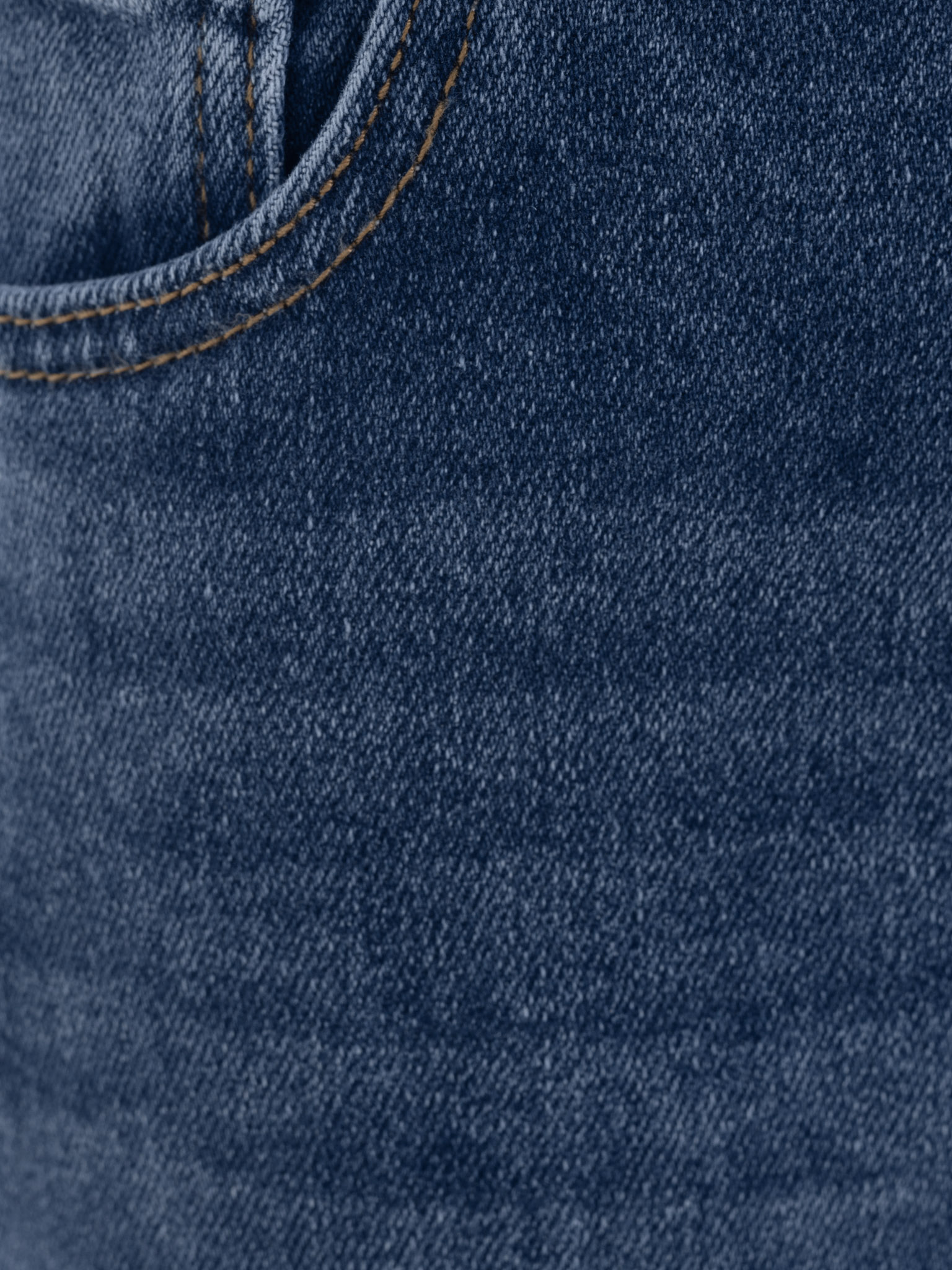 Loose mid-rise distressed jeans