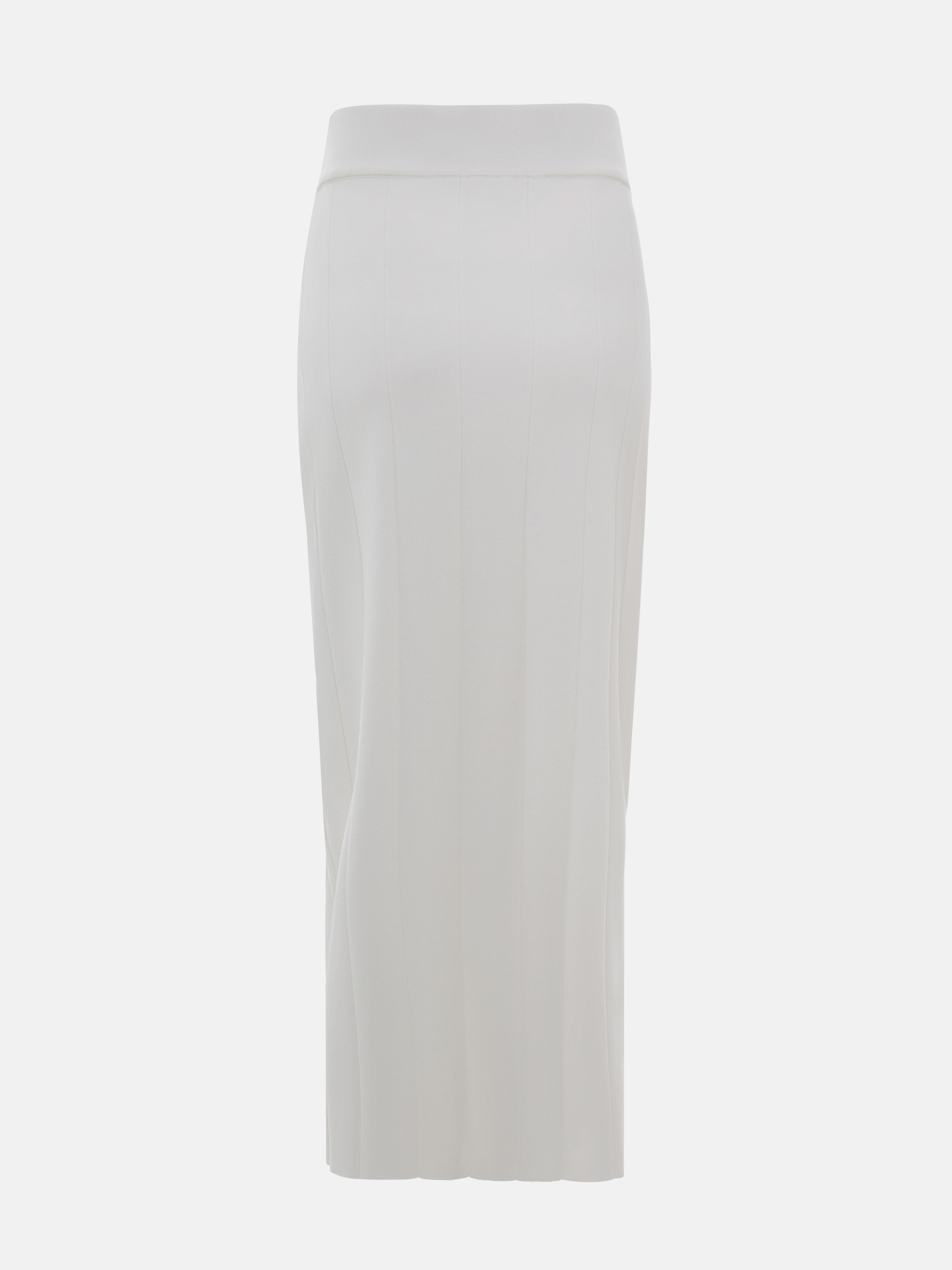 Textured knit midi skirt