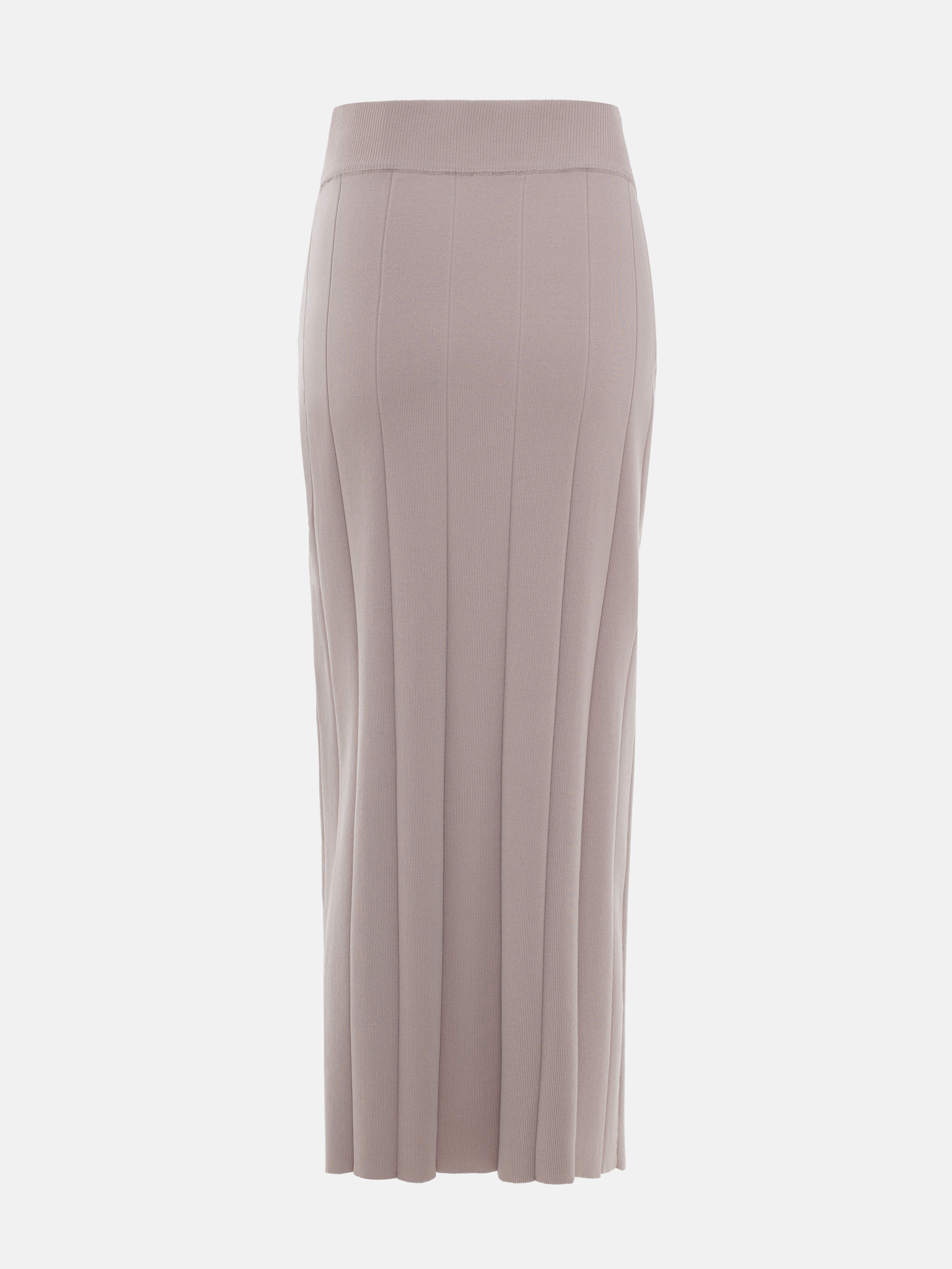 Textured knit midi skirt