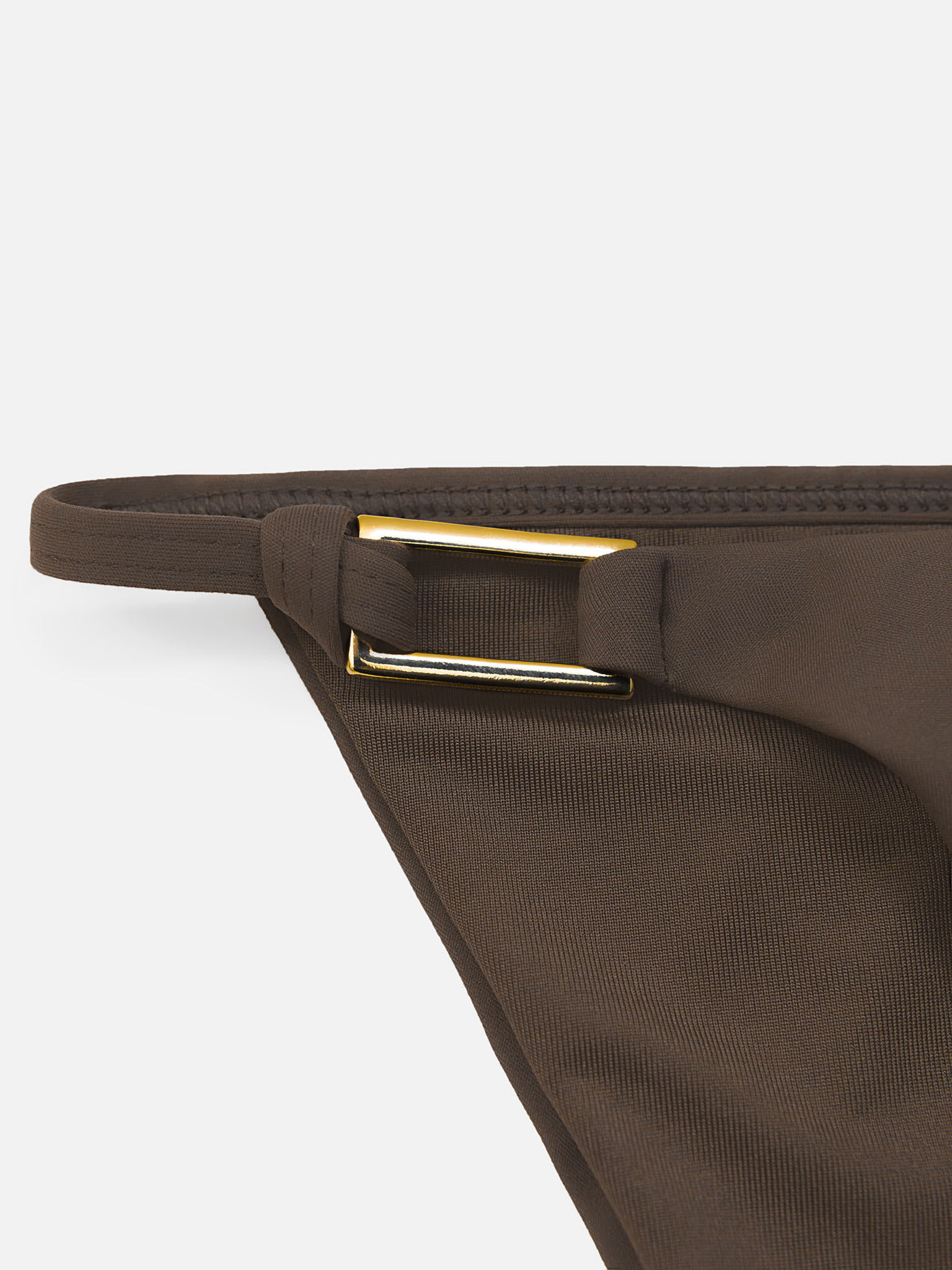 Bikini bottoms with golden decor