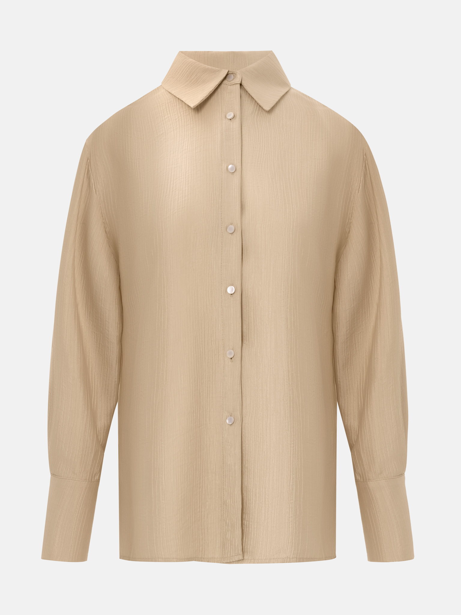 Shirt in textured fabric