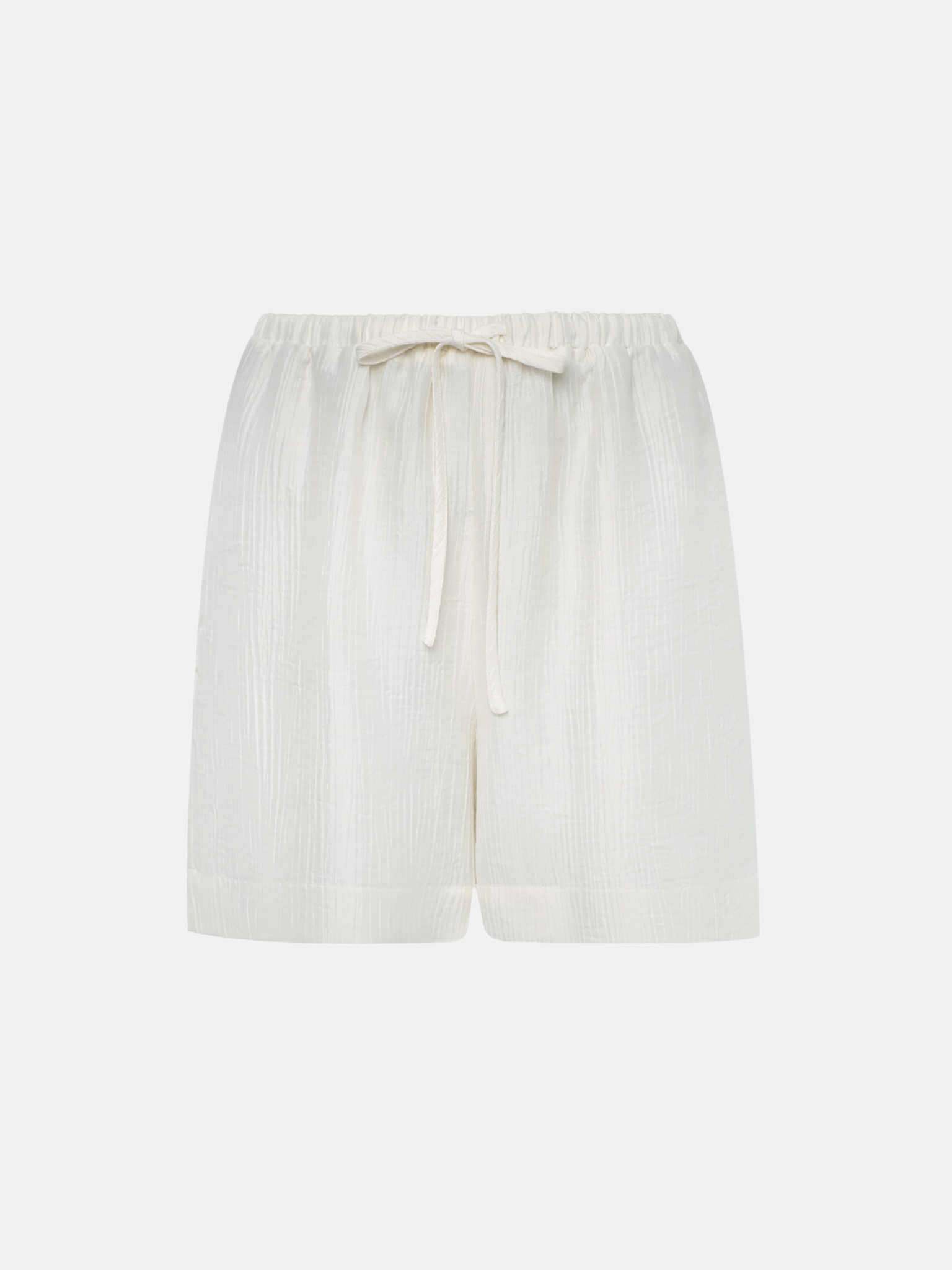 Shorts aus strukturiertem Stoff