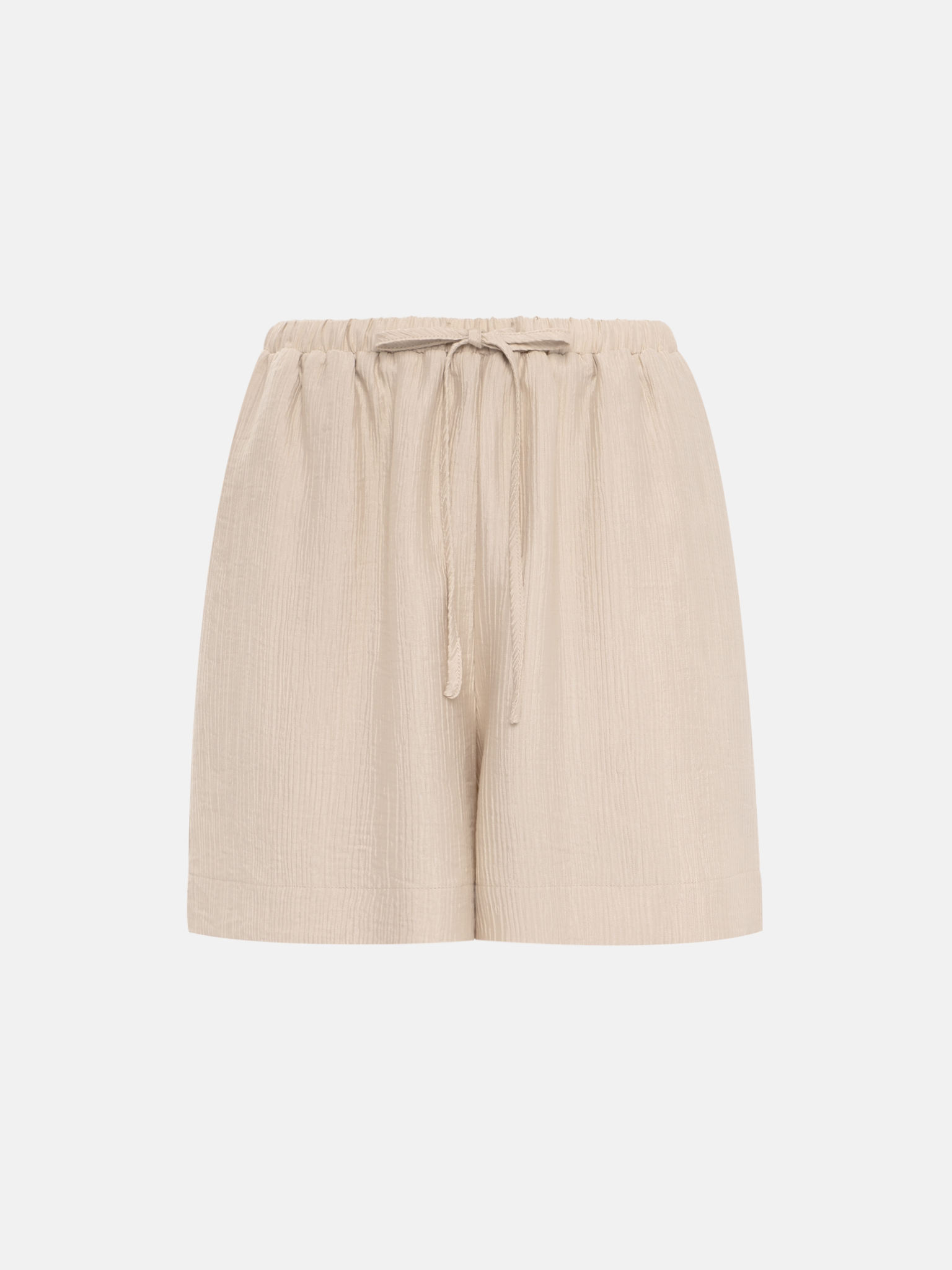 Shorts aus strukturiertem Stoff