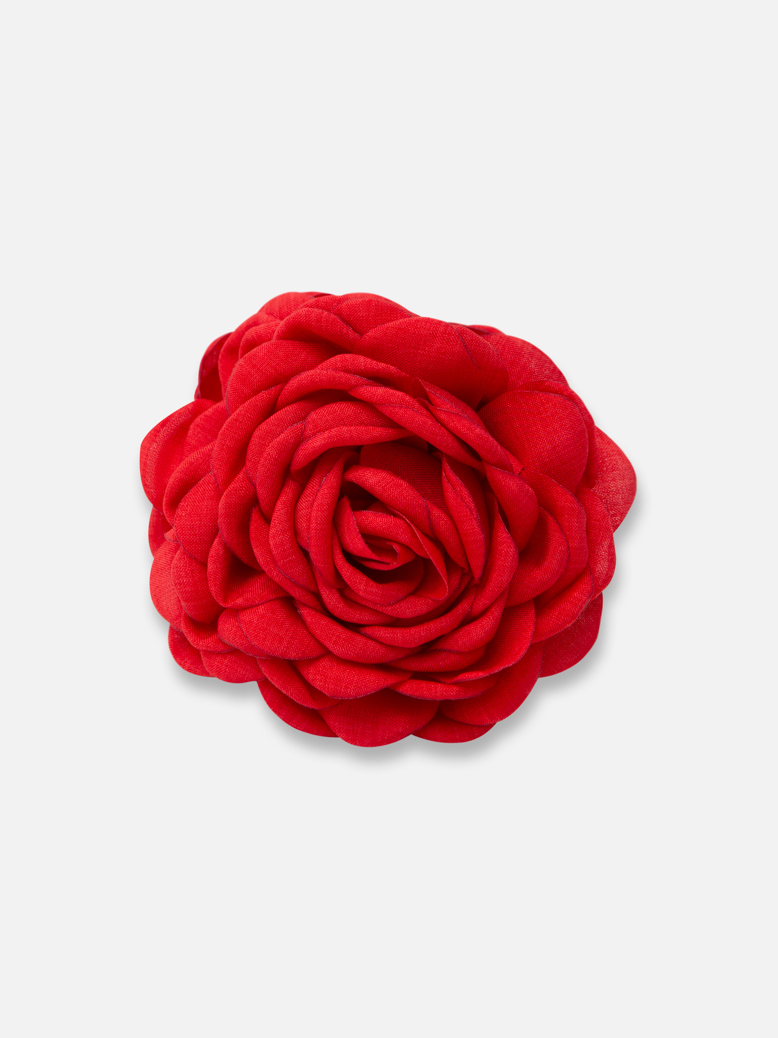 Hair clip with a flower