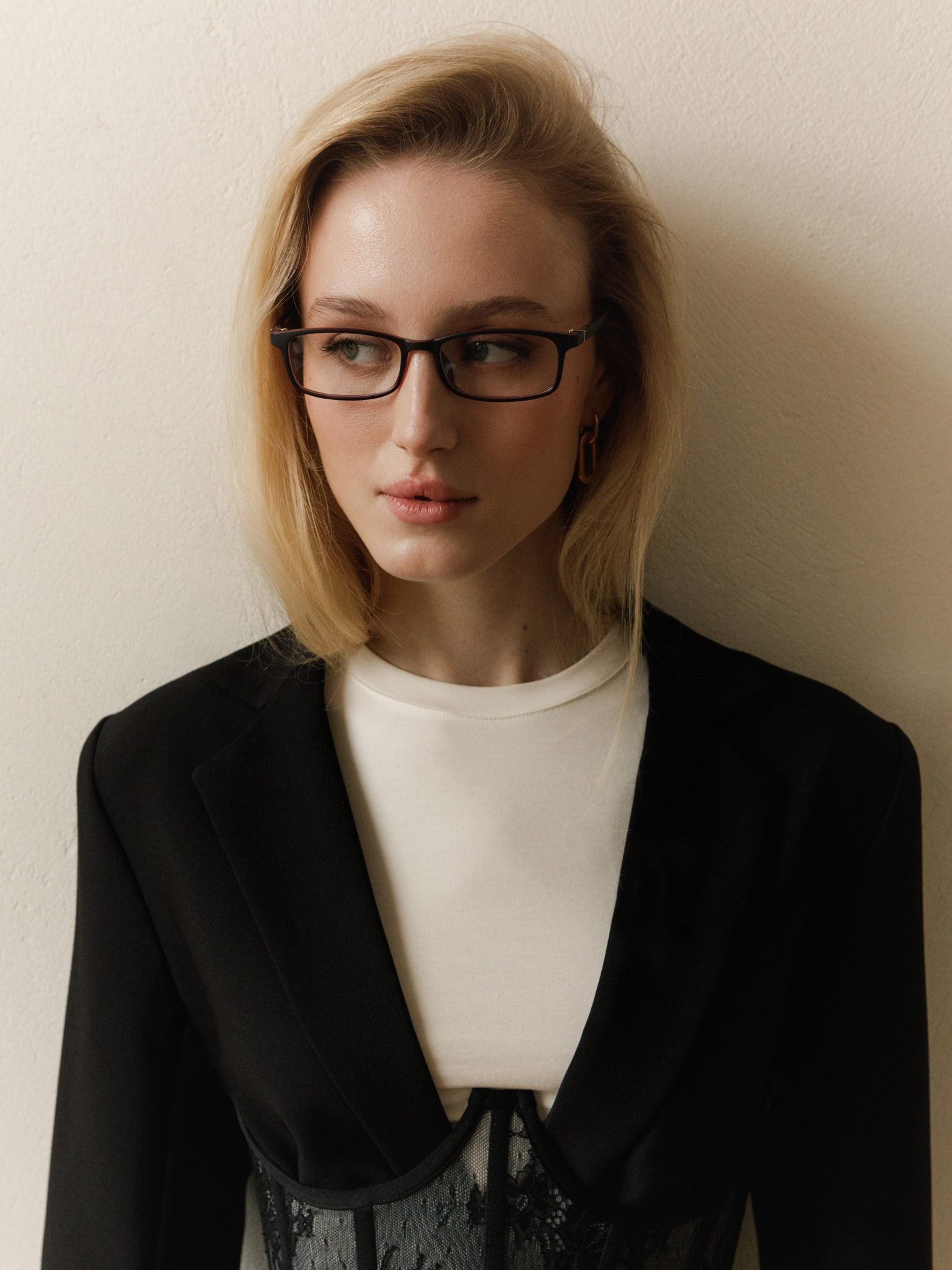 Rectangular shaped decorative glasses