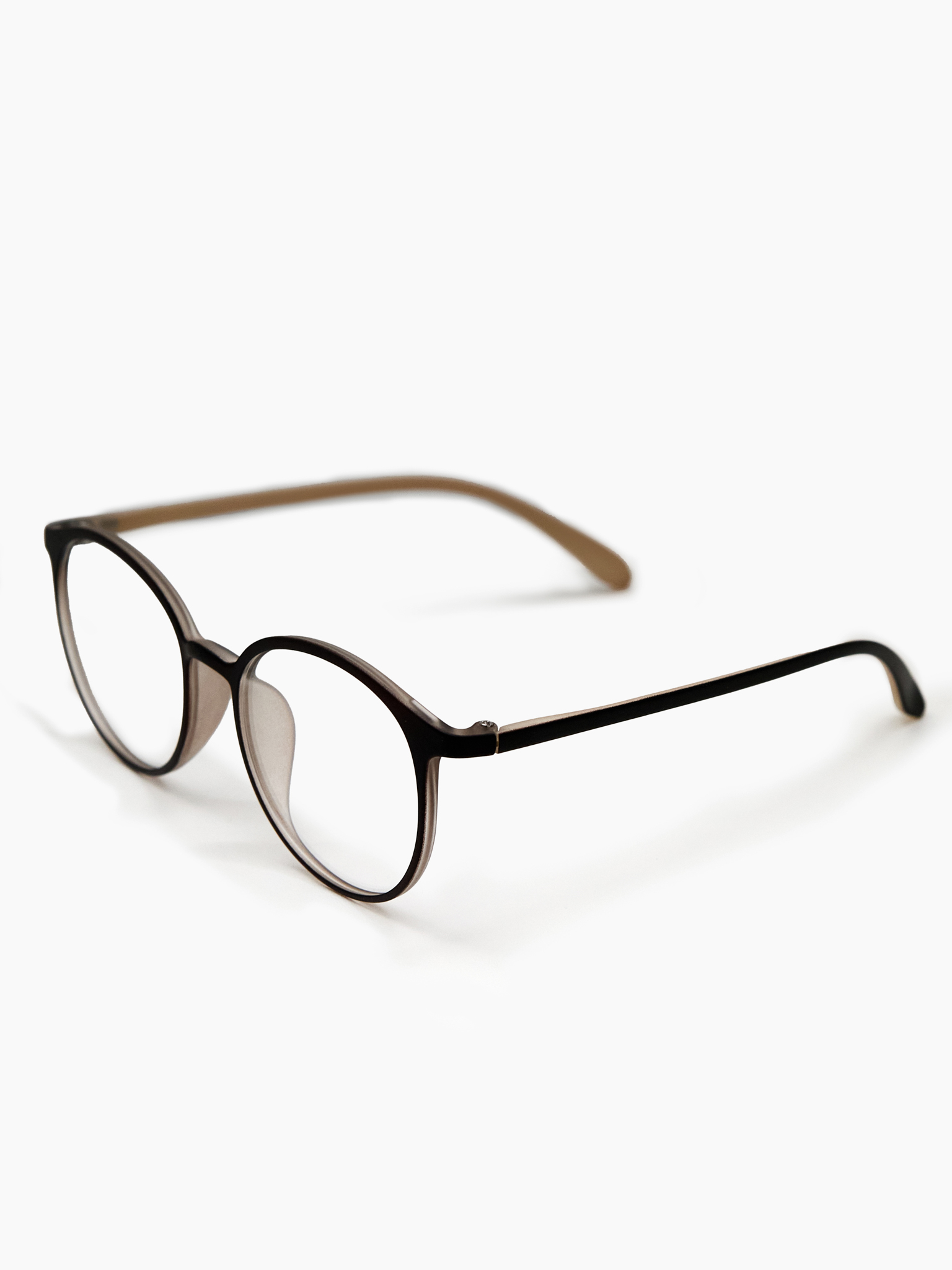 Decorative glasses with round lenses