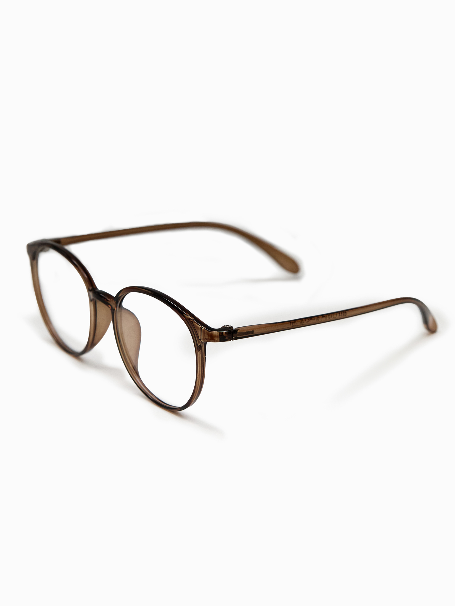 Decorative glasses with round lenses