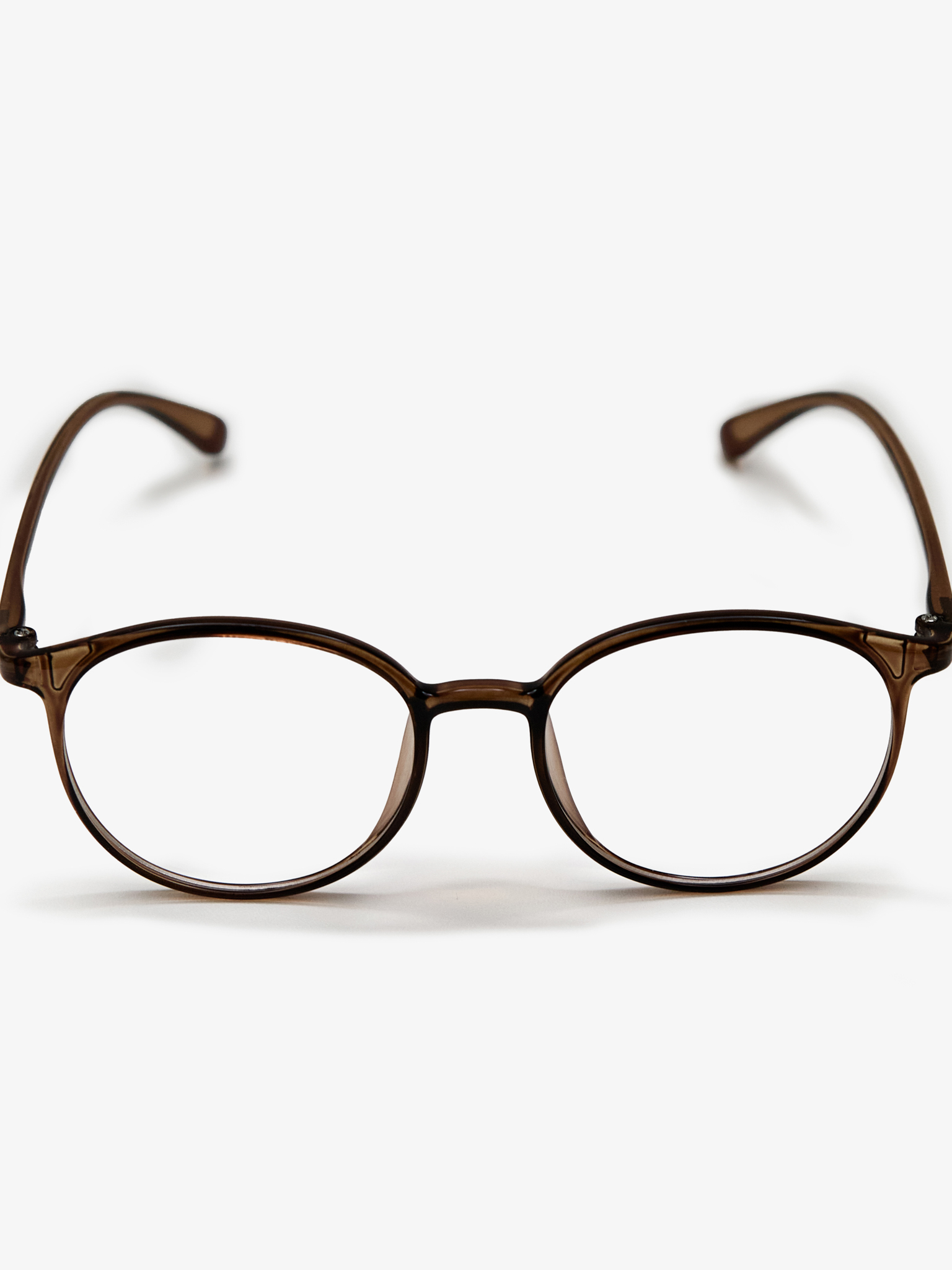 Decorative glasses with round lenses