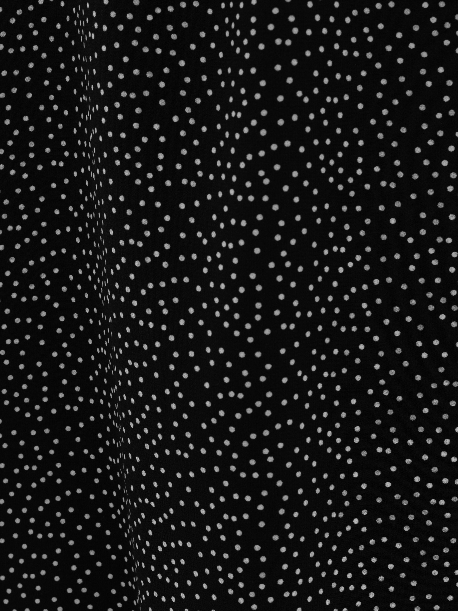 Lightweight polka dot midi dress with collar bow