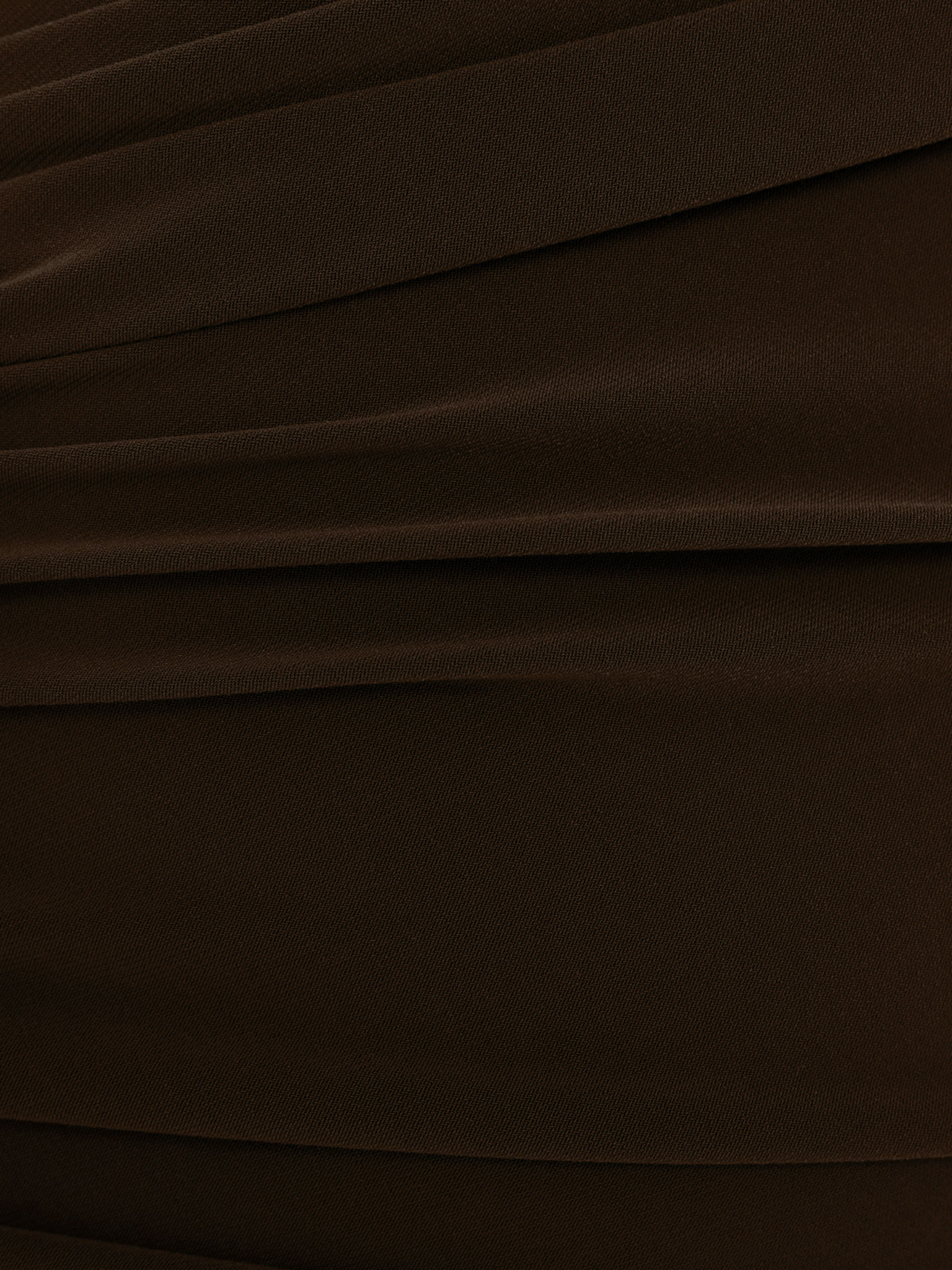 Jersey midi dress with asymmetric draperies