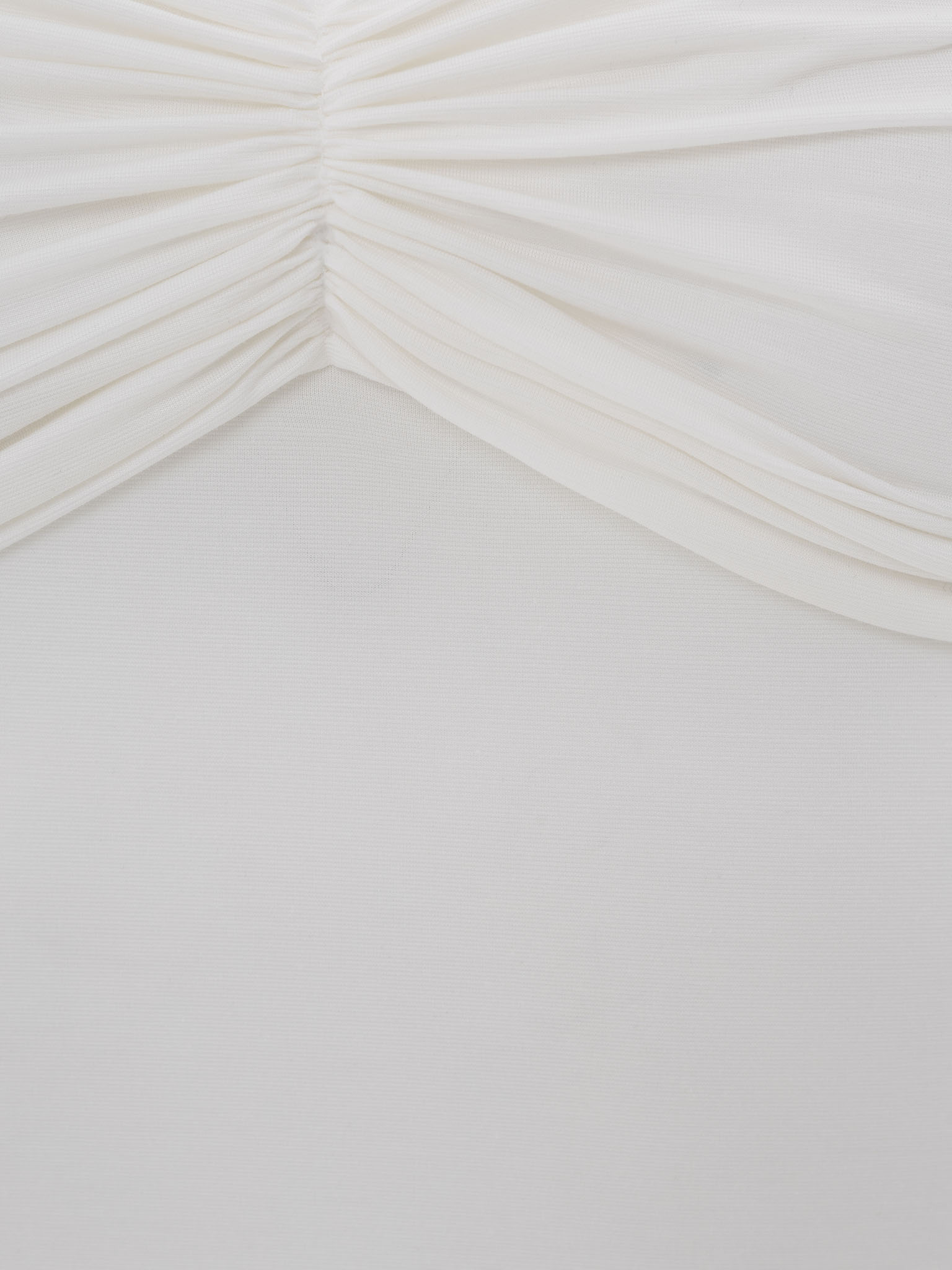 Top with draped bodice