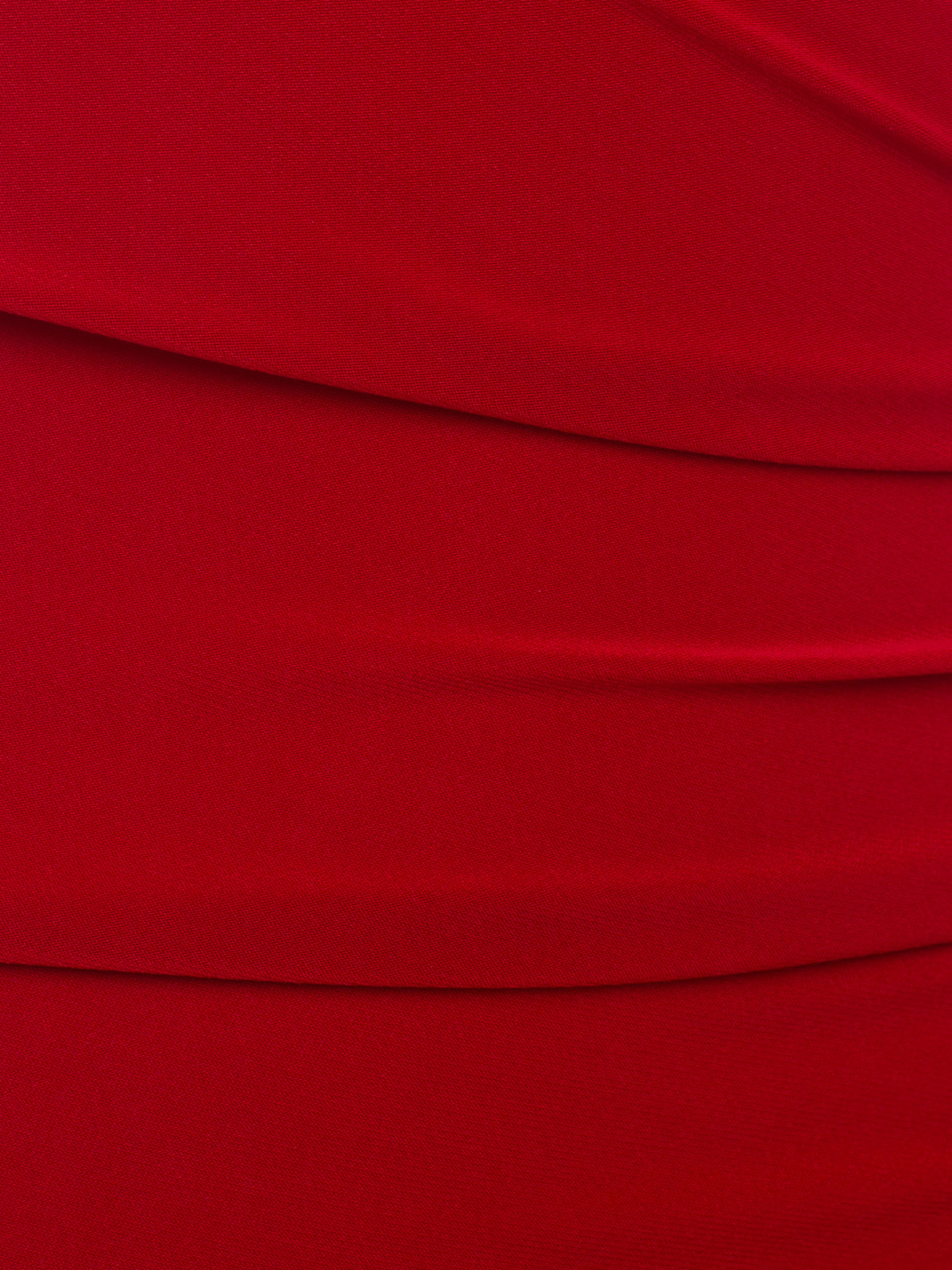 Mini dress with draped shoulder