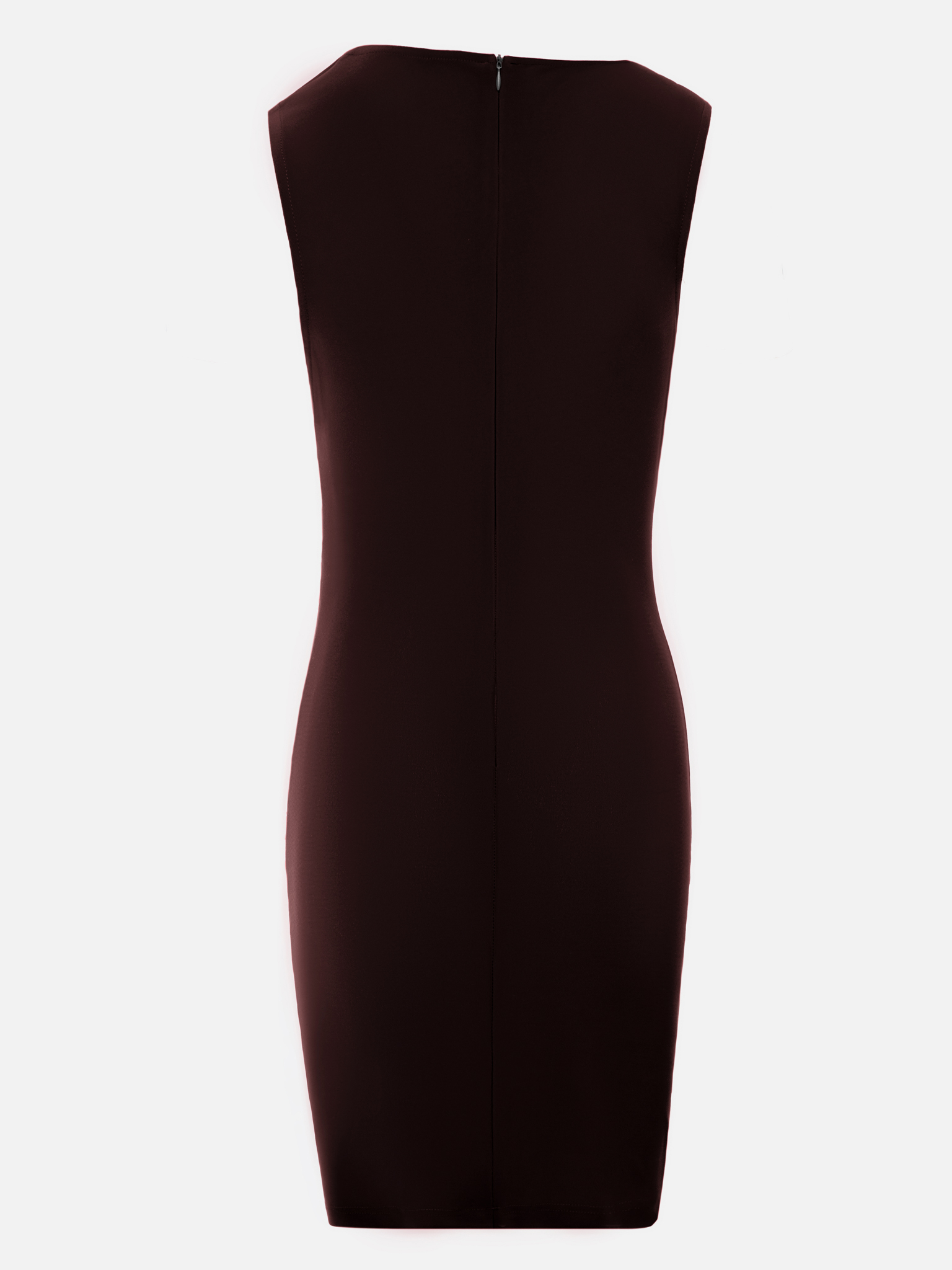 Mini dress with draped shoulder