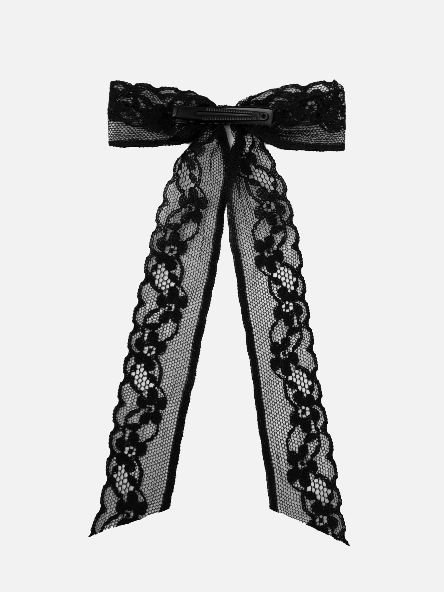 Lace ribbon hair bow