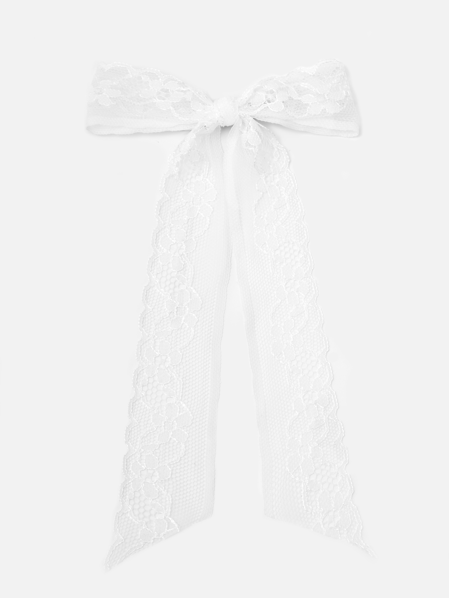 Lace ribbon hair bow	