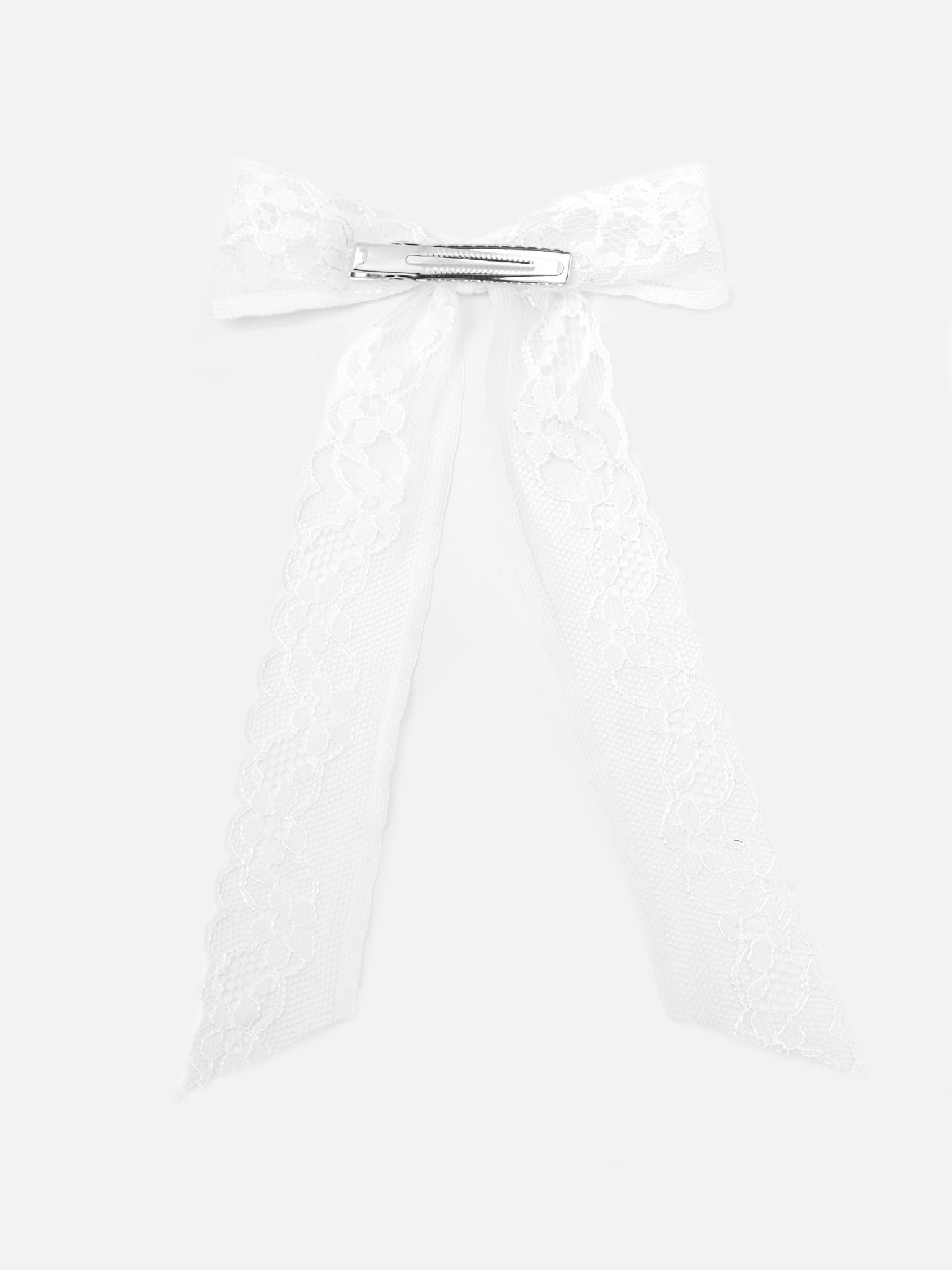 Lace ribbon hair bow	