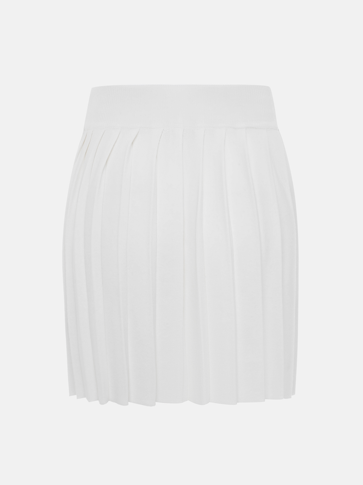 Pleated mini skirt
