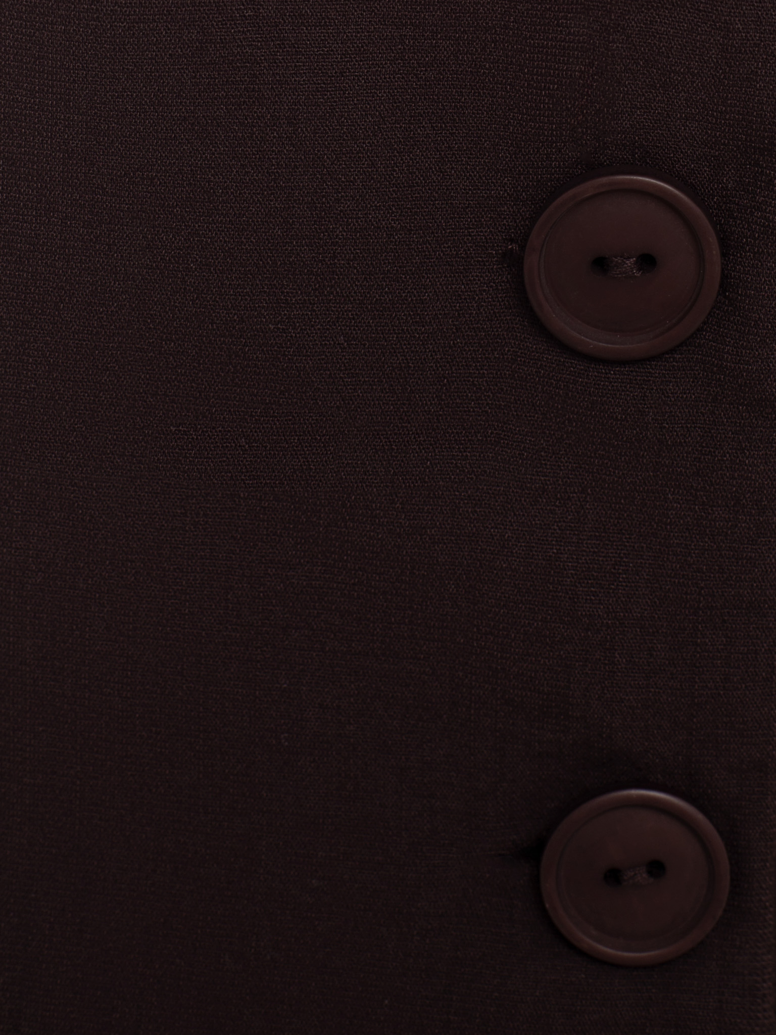 Waistcoat with round neckline and matching buttons