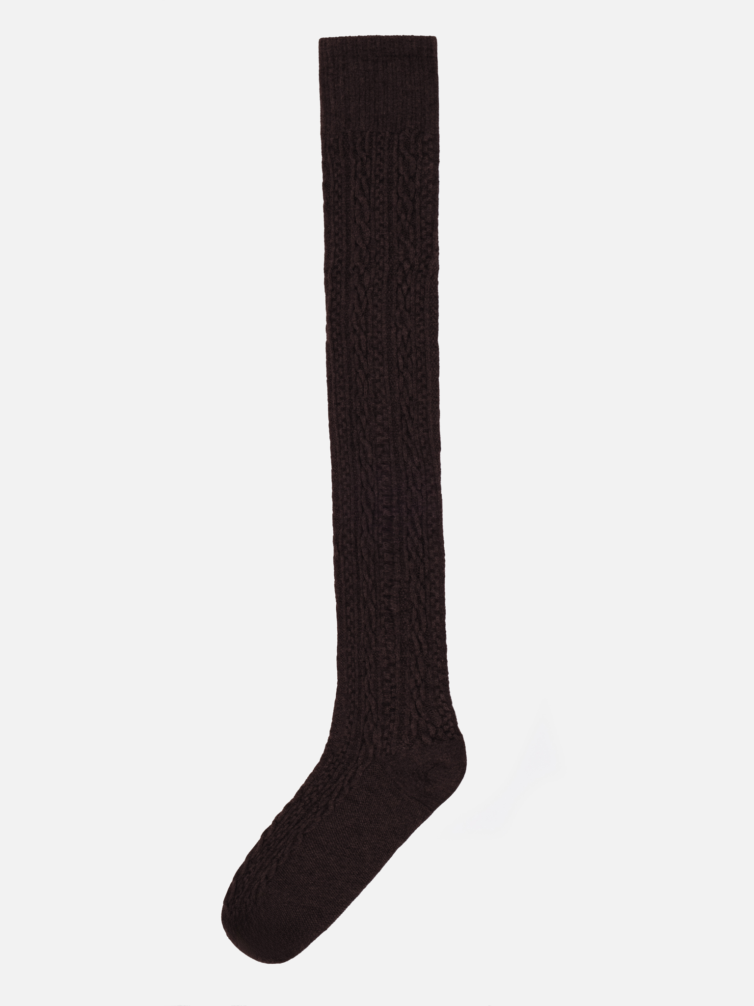 Knee-high textured socks