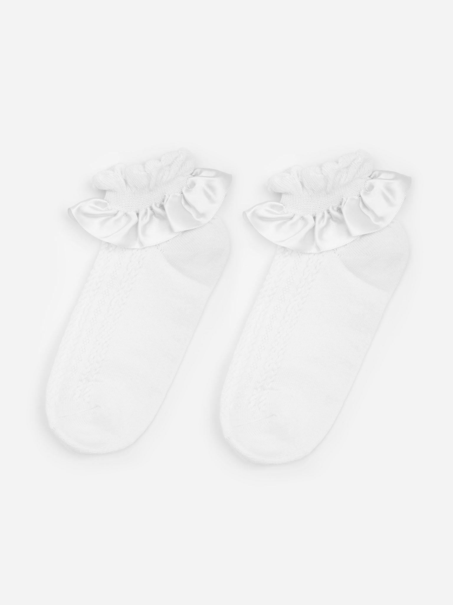 Set of two pairs of socks with voluminous ruffles
