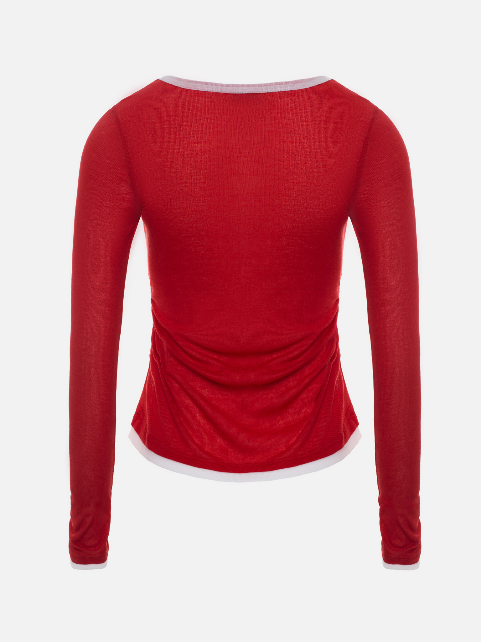 Dual longsleeve with buttons on the collar