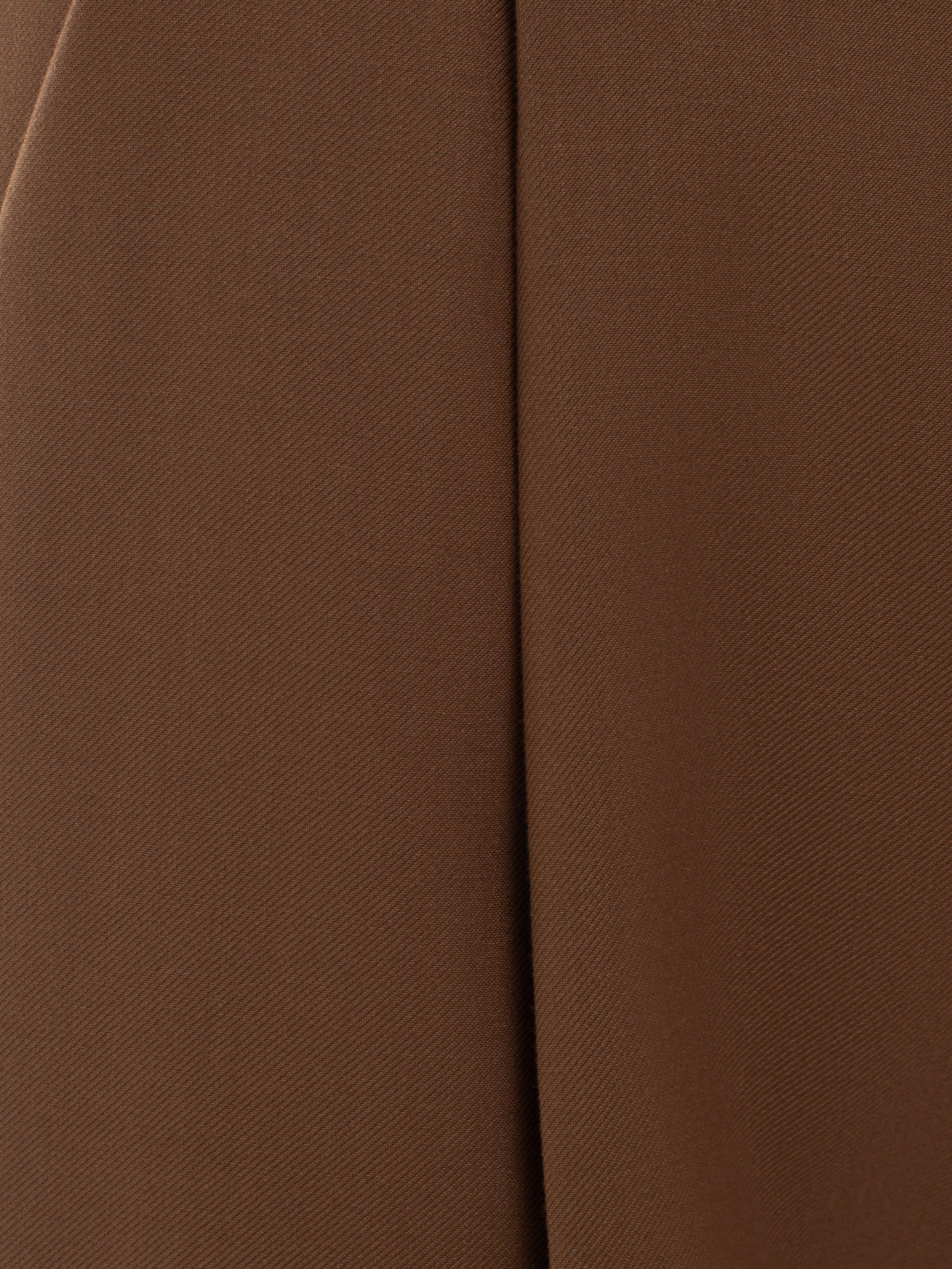Straight suiting trousers with eco-leather belt