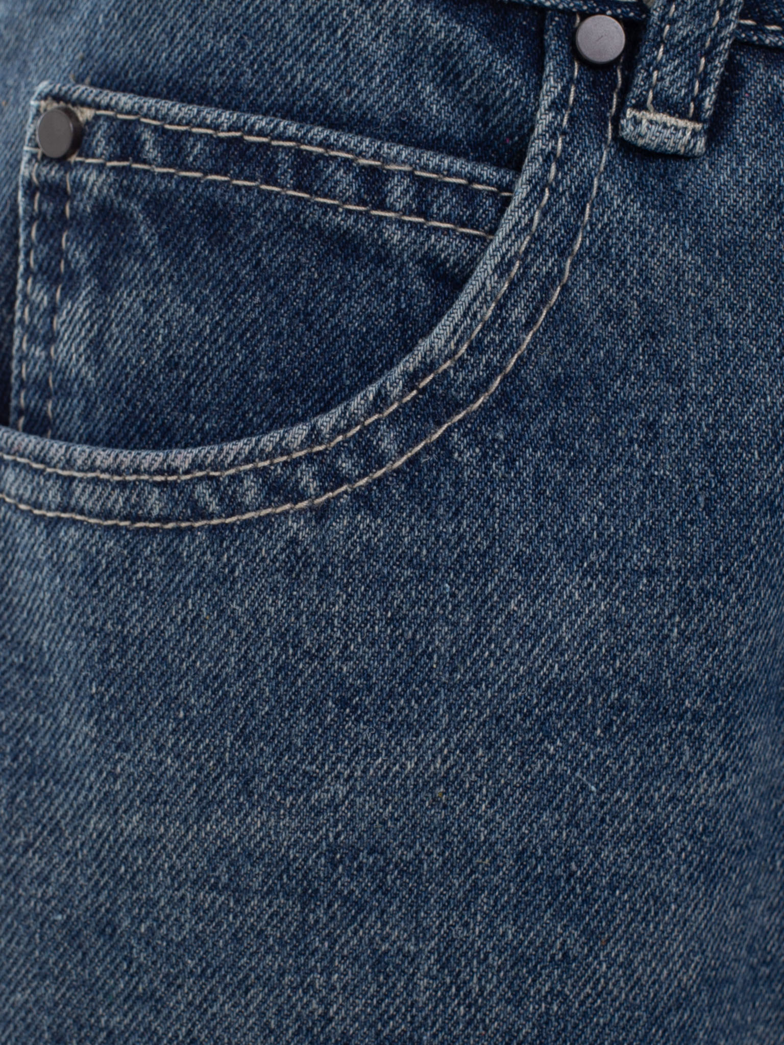 Mid-rise flared jeans