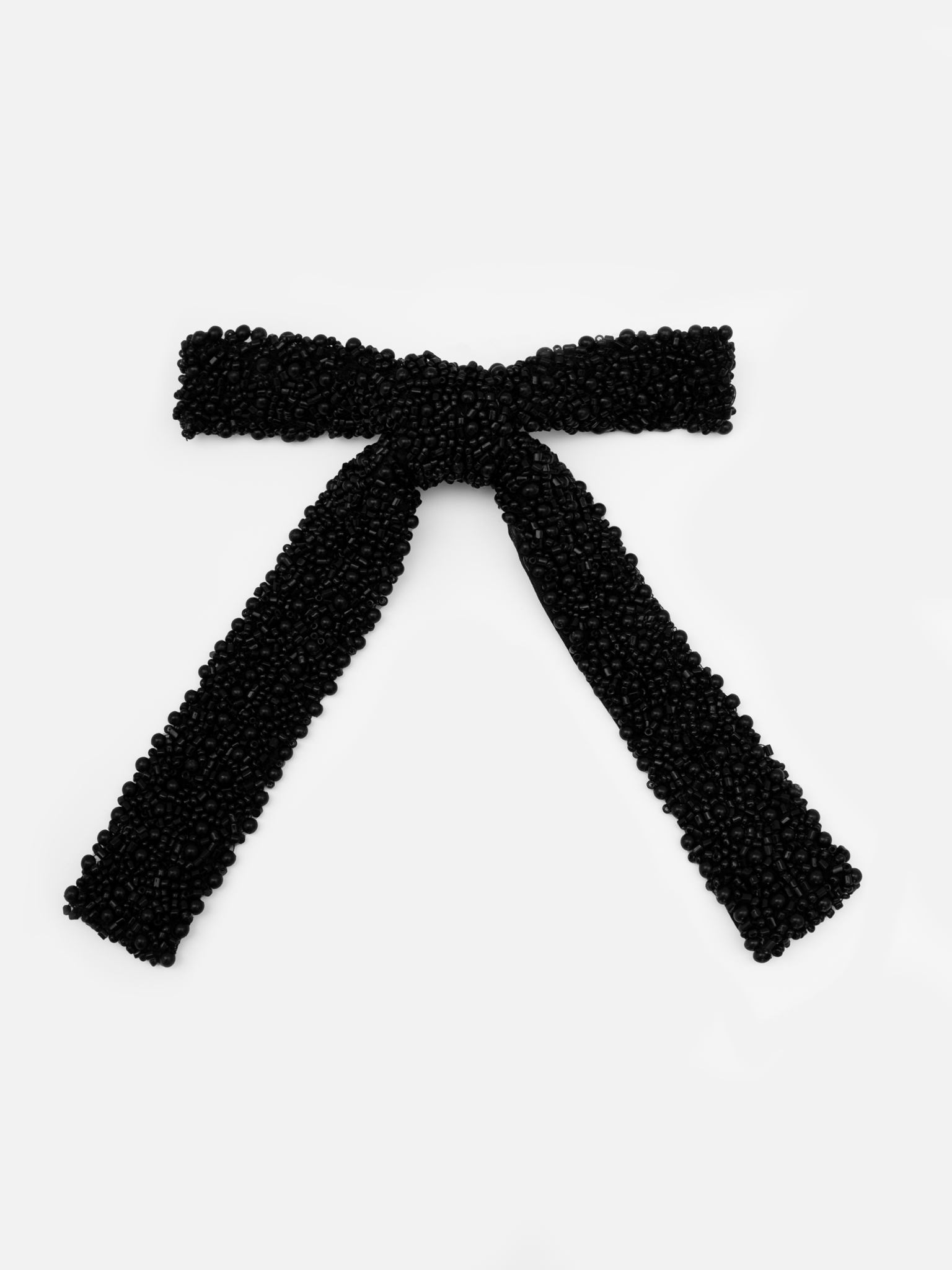 Beaded hair bow