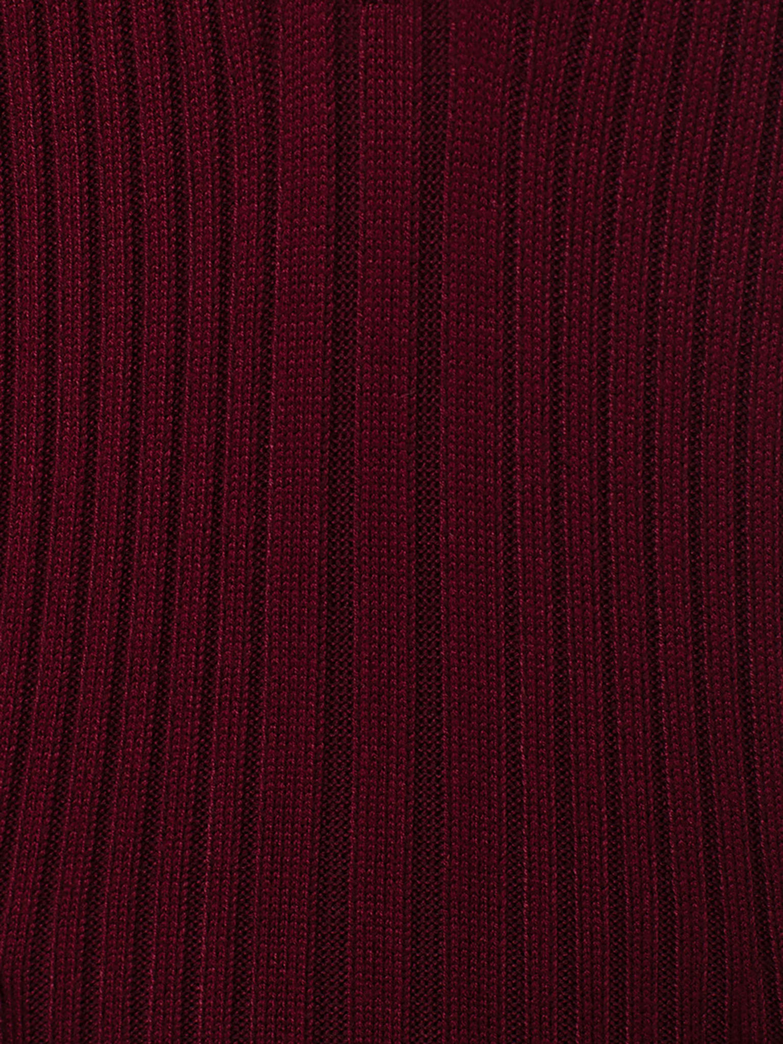 Fitted rib-knit maxi dress