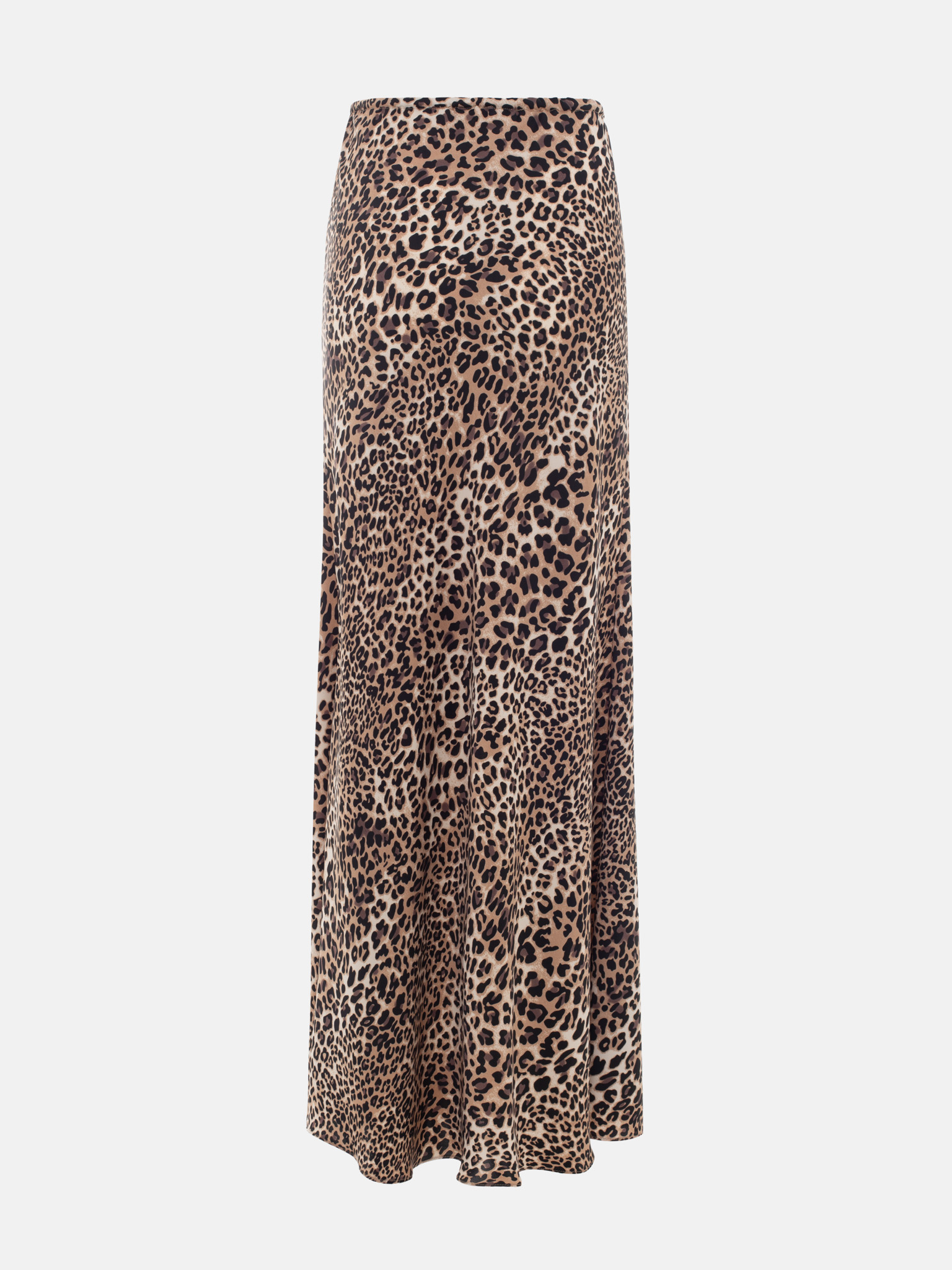Leopard print maxi skirt