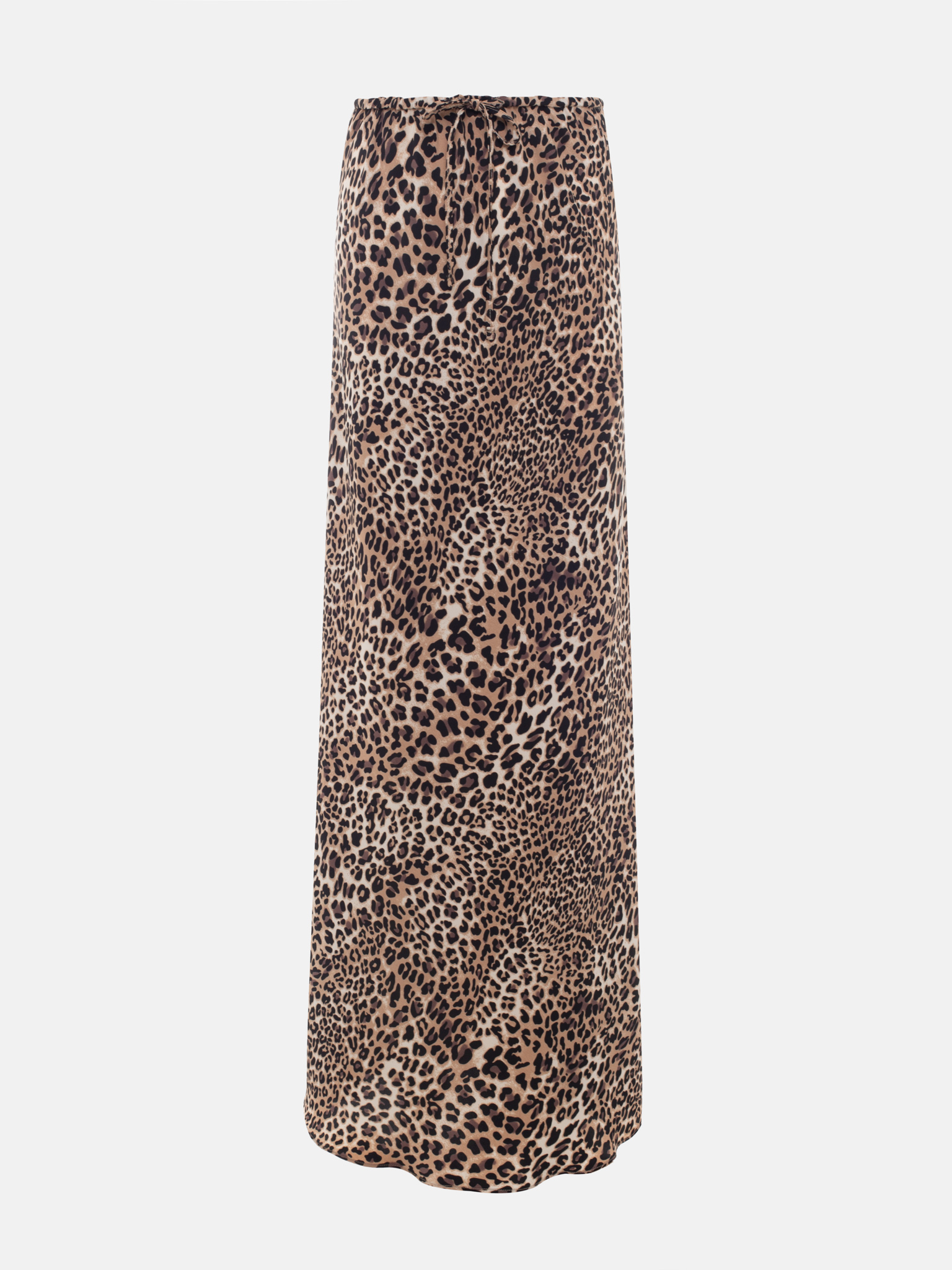 Leopard print maxi skirt