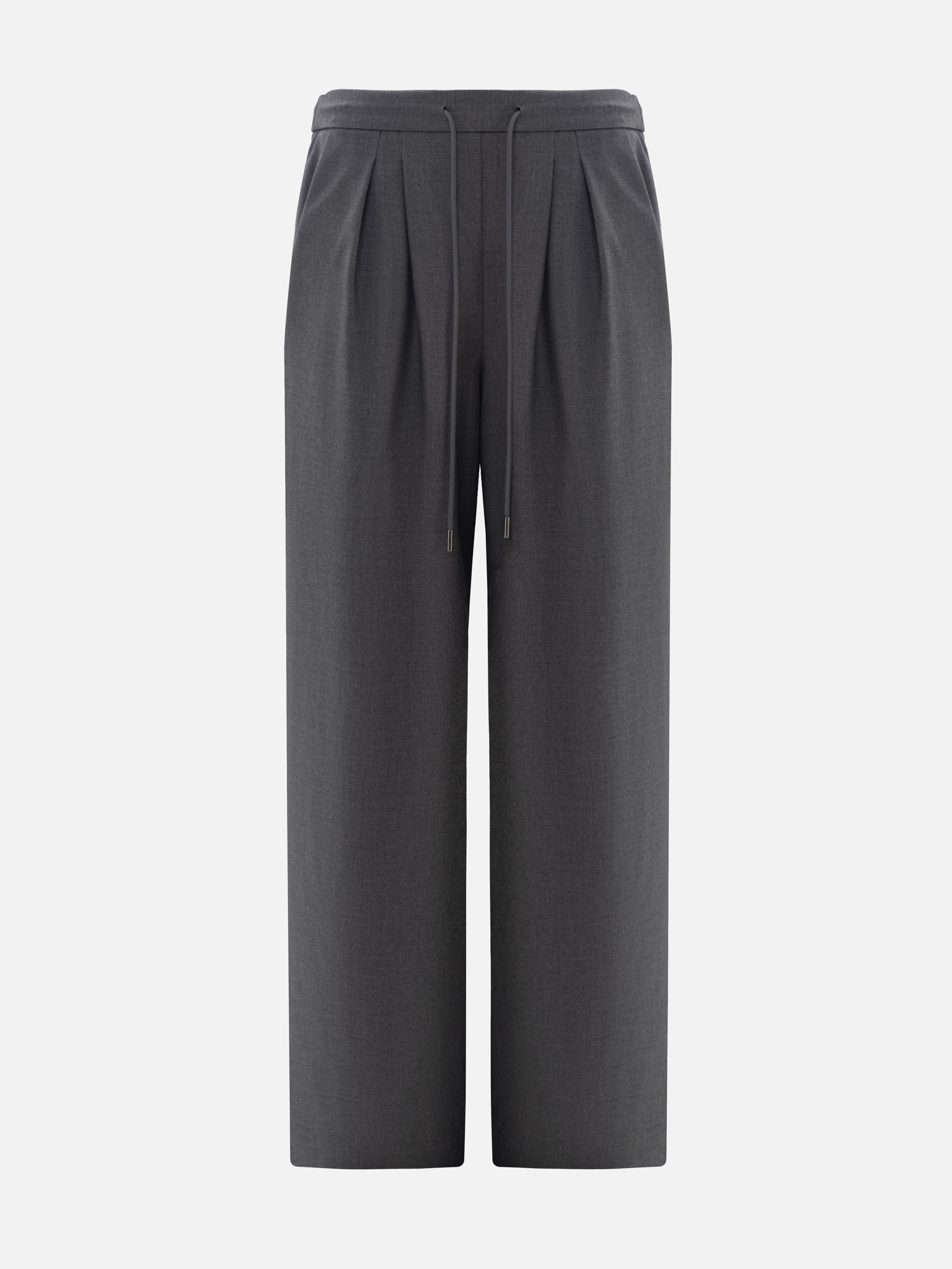 Palazzo trousers with pleats and matching ties